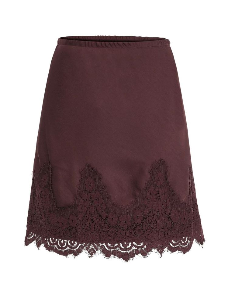 The best lace trim skirt - Source UnKnown - On a white background