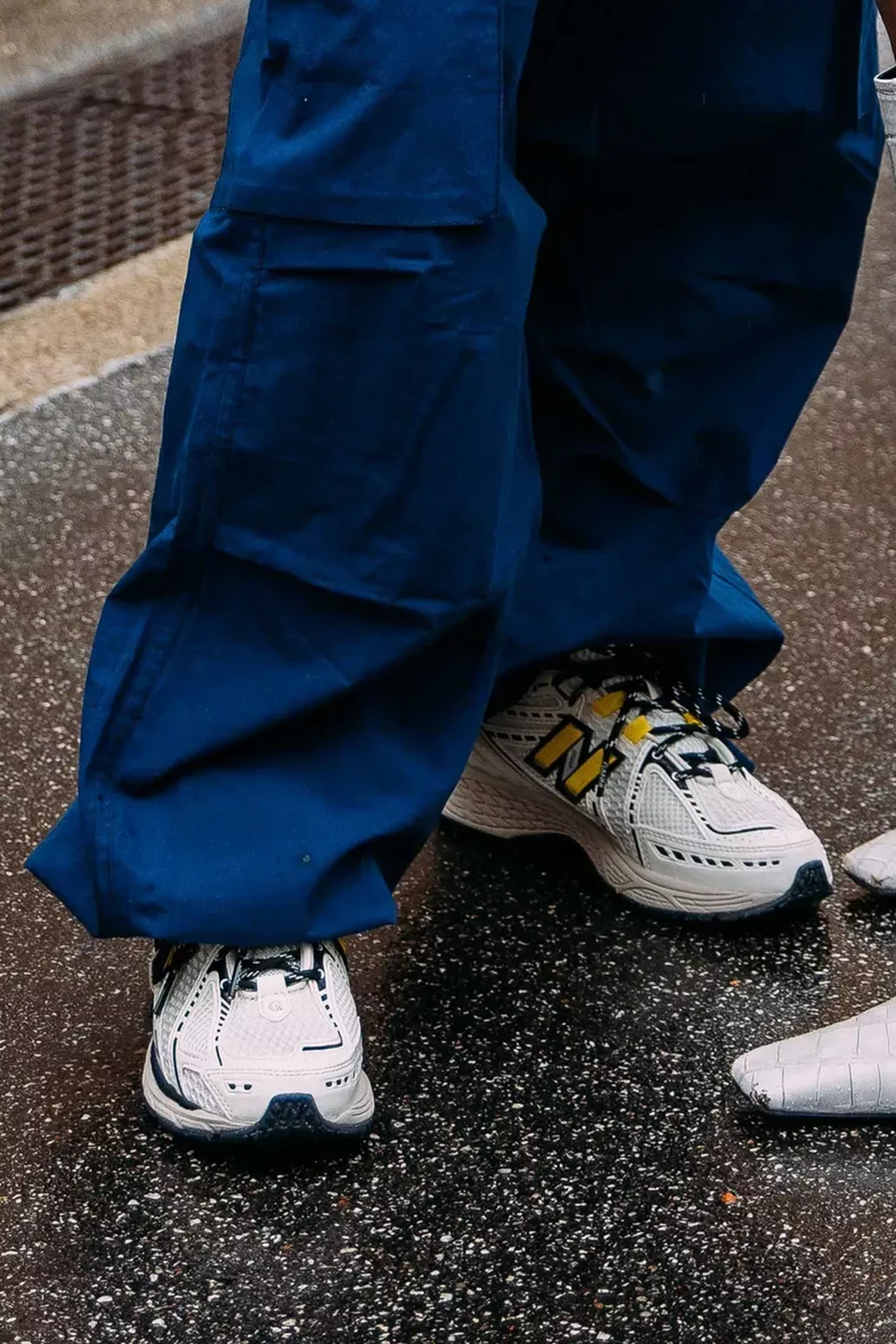 Guest wears New Balance sneakers during CPHFW SS24