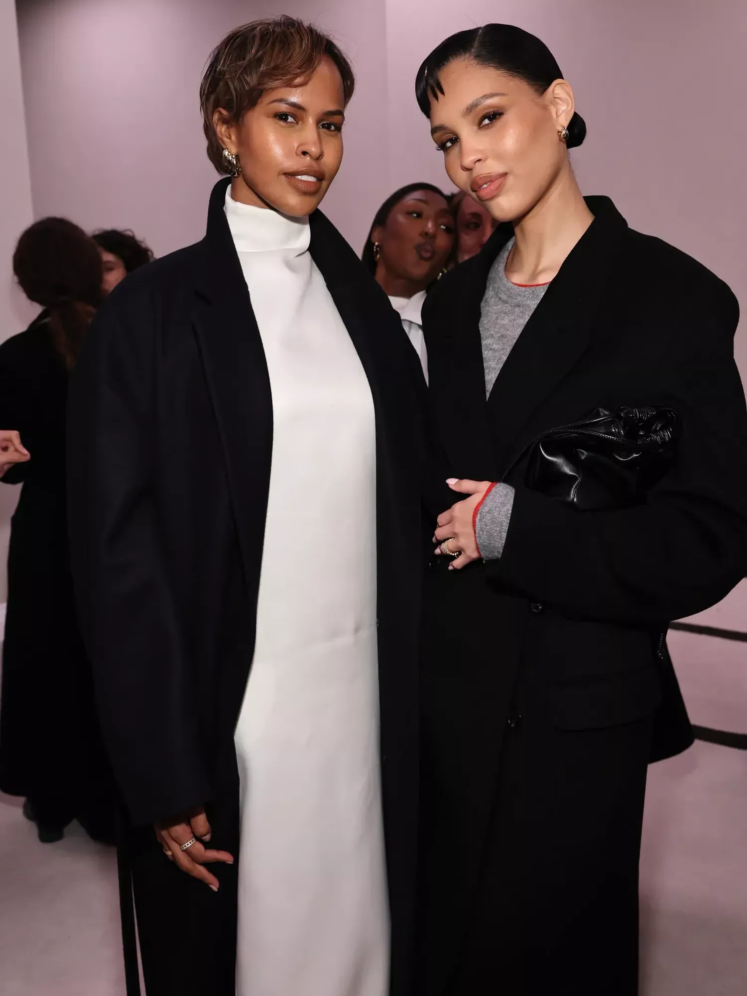 Sabrina Elba and Nara Smith at Calvin Klein 