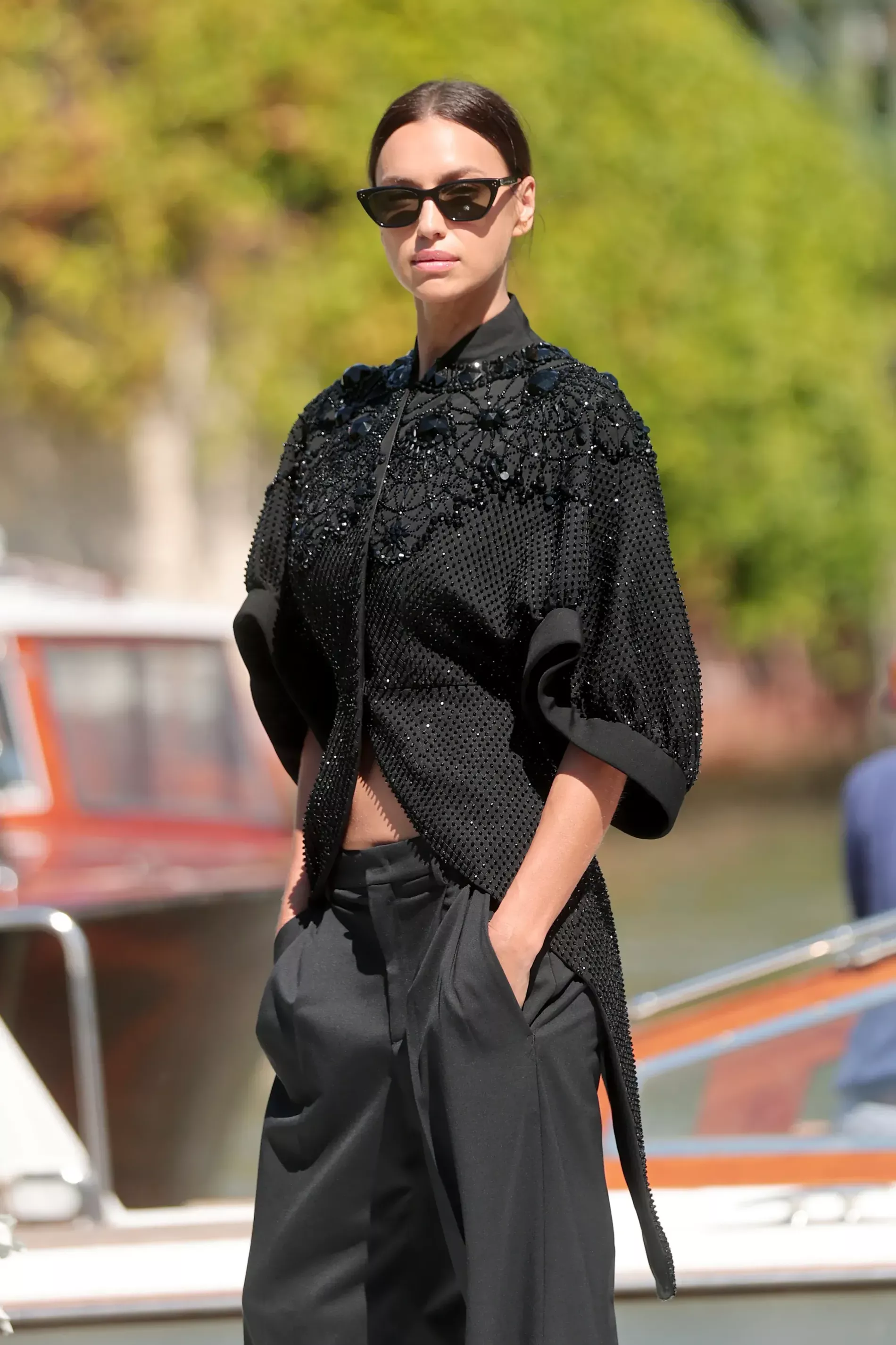 Irina Shayk in Givenchy at Venice Film Festival