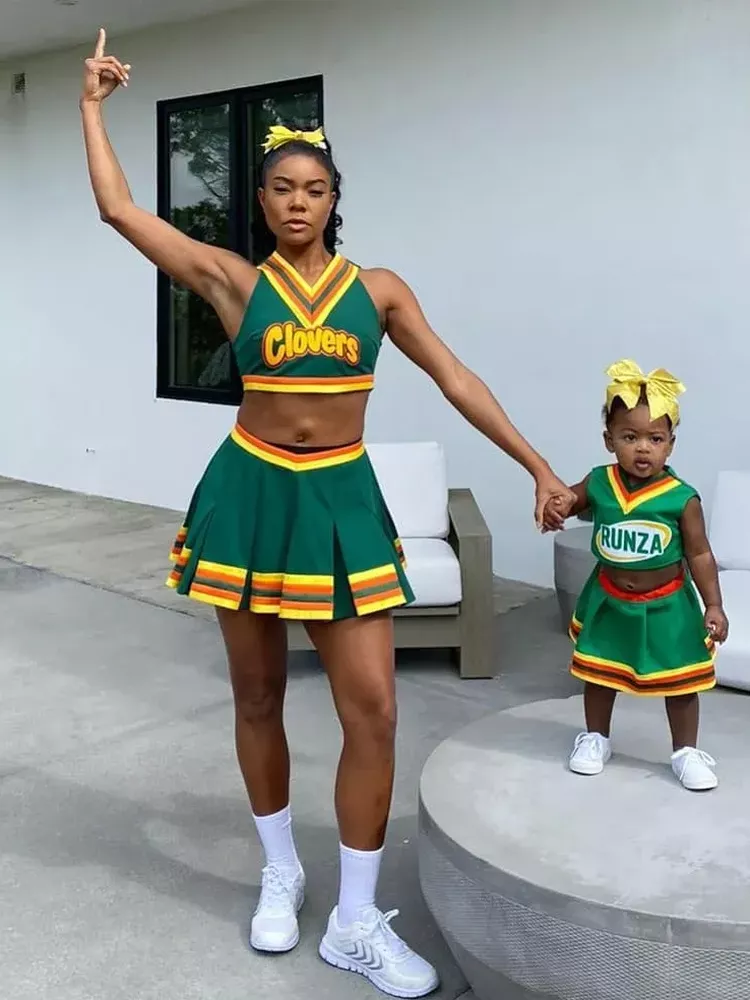 Gabrielle Union dressed as her Bring it On days.