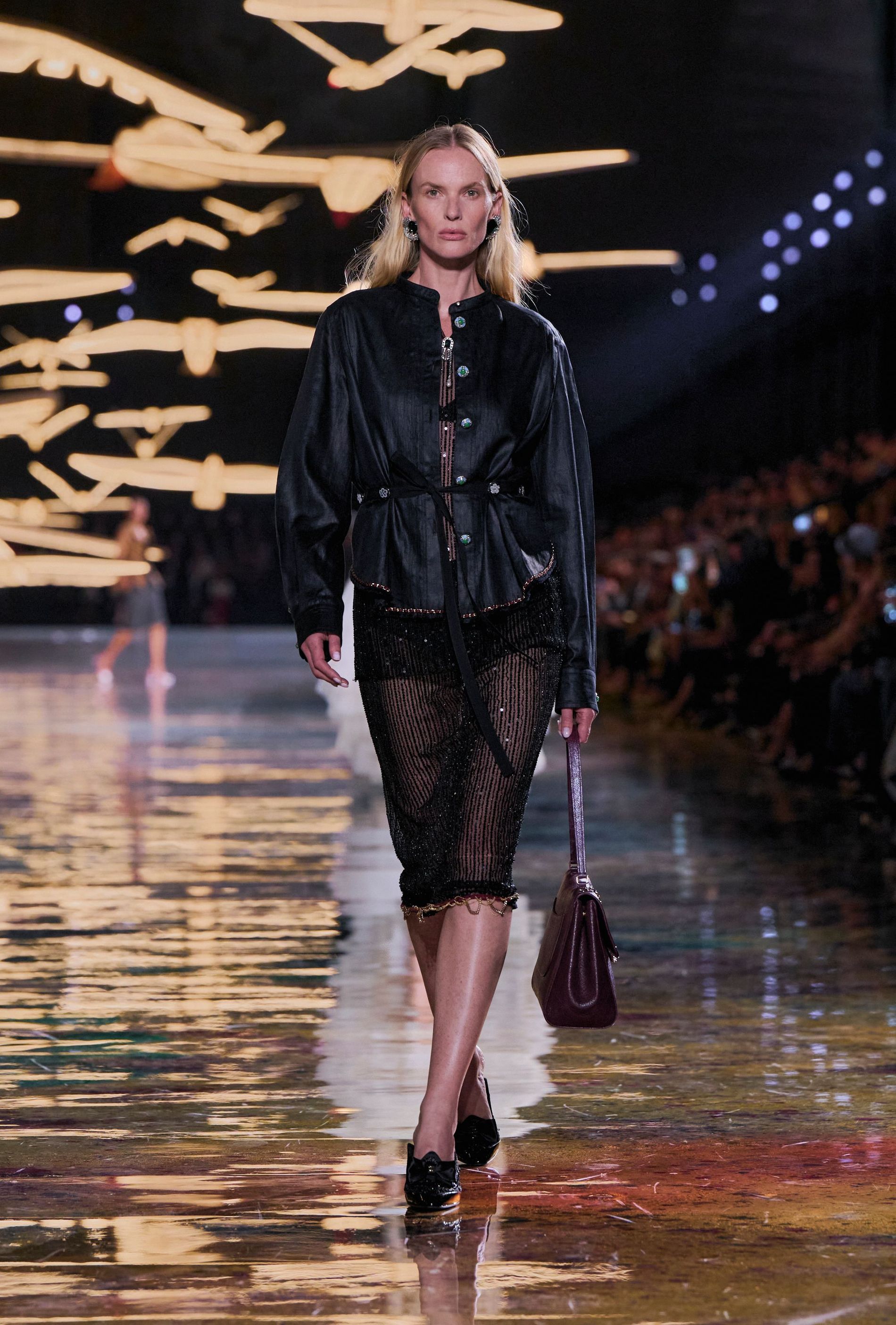 Model walking the Chanel Spring/Summer 2027 runway collection