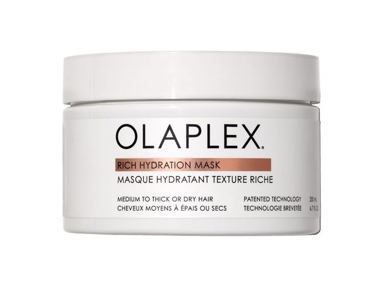 Best hair mask for curly hair by Olaplex on a white background