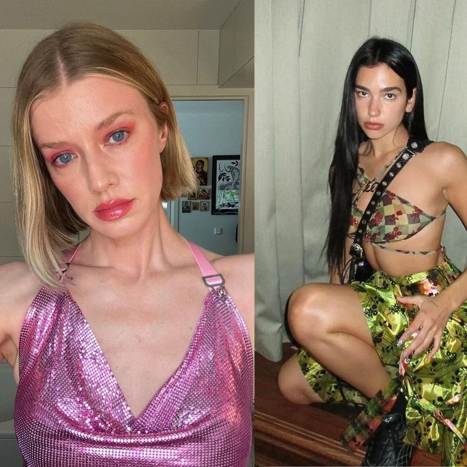 Marianne Theodorsen and Dua Lipa have both tapped into the red