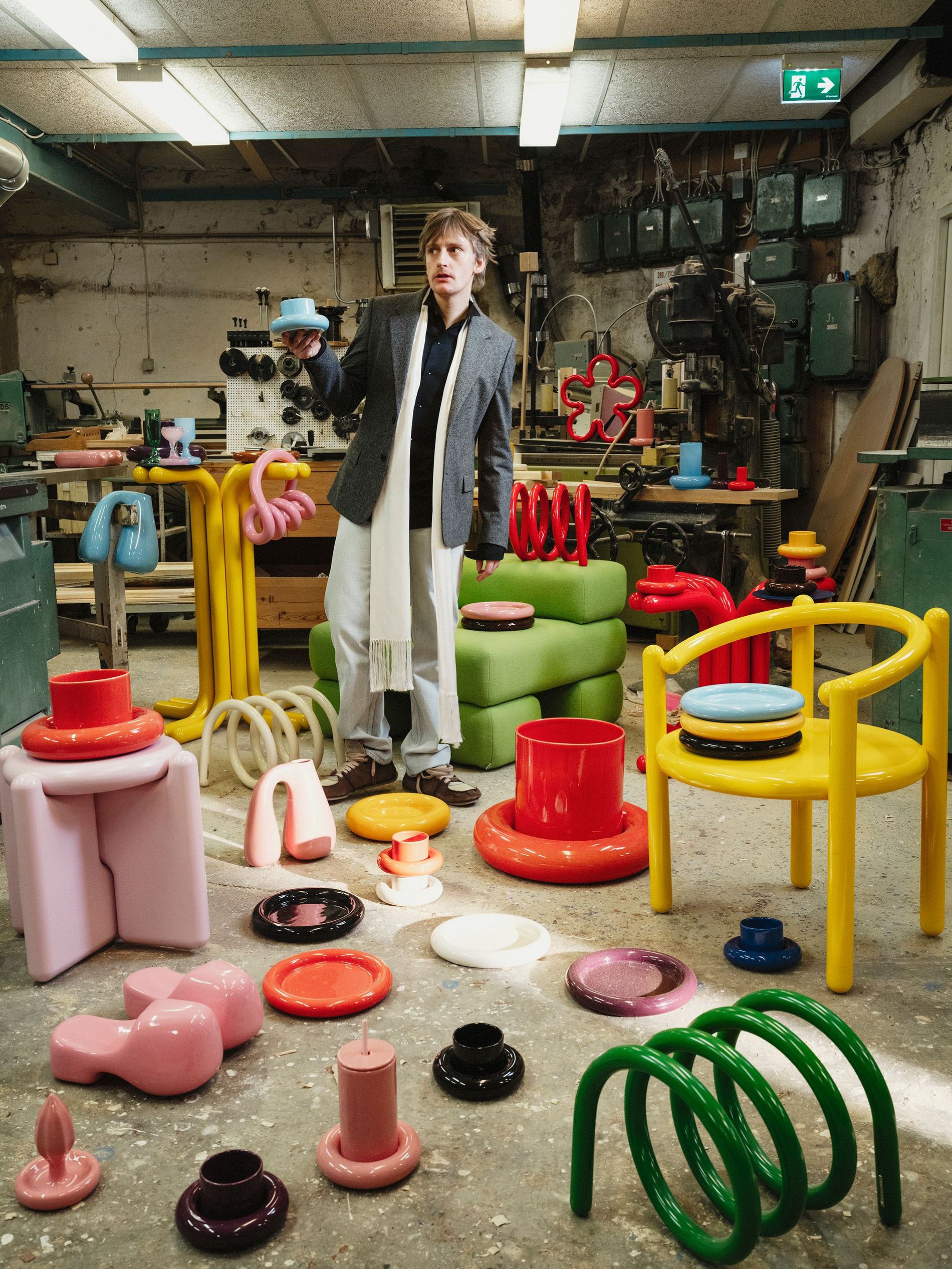 Gustaf Westman shot for the cover of Vogue Scandinavia Living