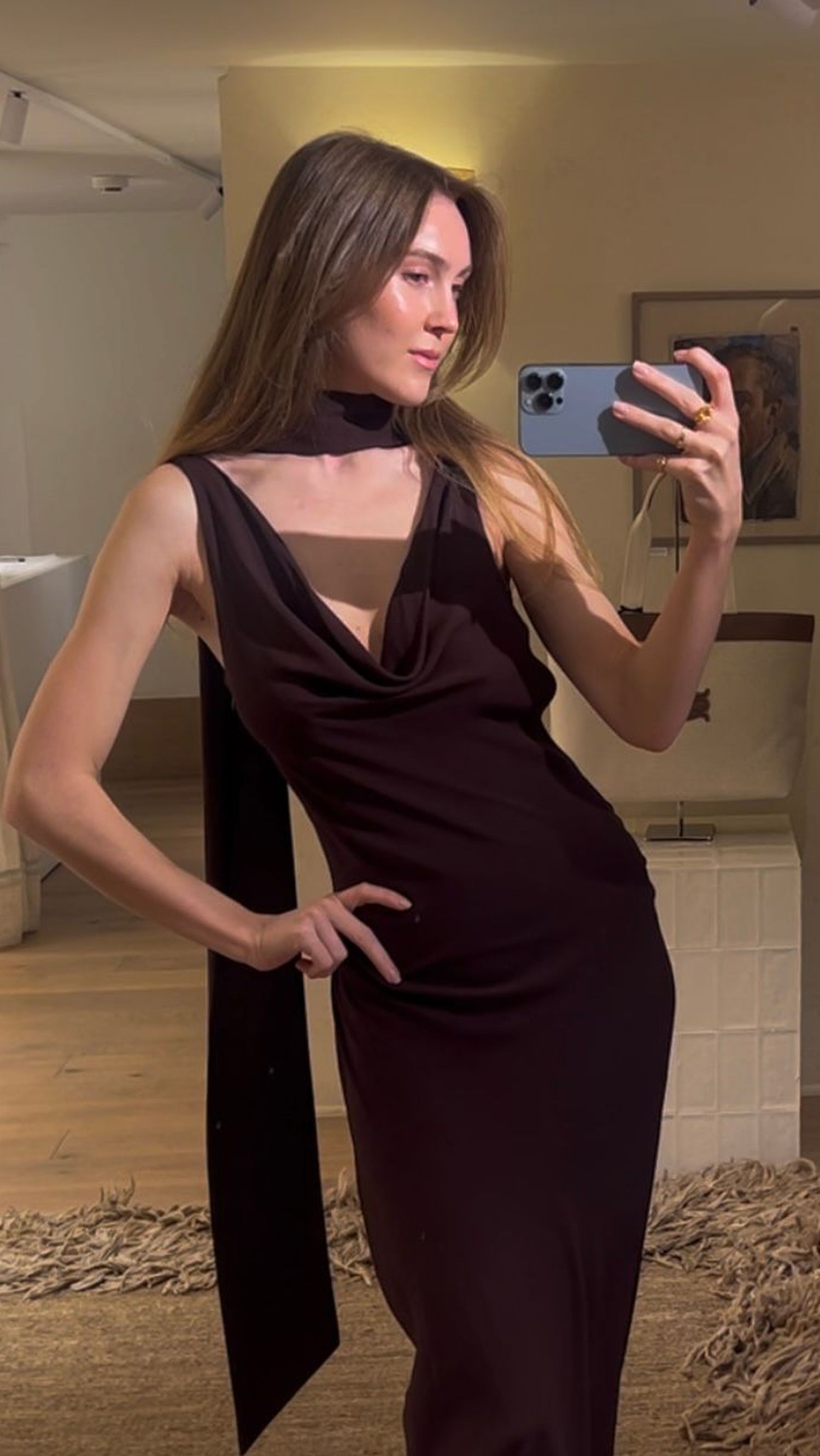 backless black dress soaked to the skin Won't Bite Backless Mini Dress Black