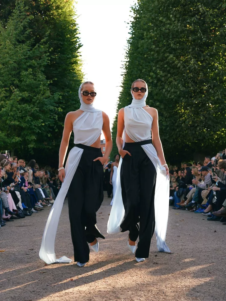 Models walk Soeren Le Schmidt - September 2026 show