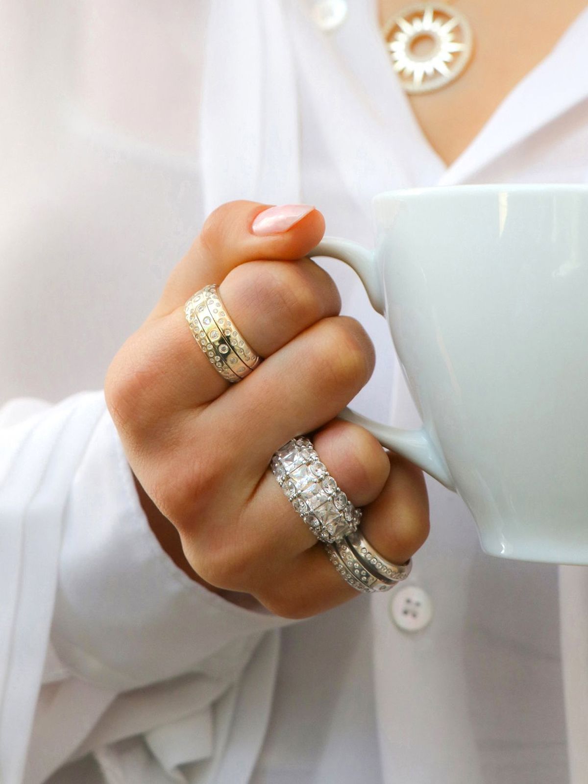 Rings and necklaces from TRIT jewellery