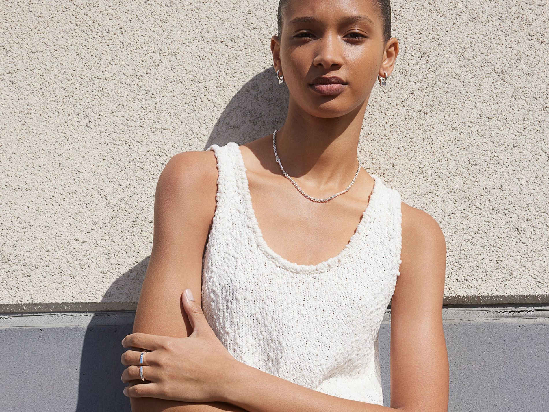 Stackable silver jewellery for summer? Look no further than H&M