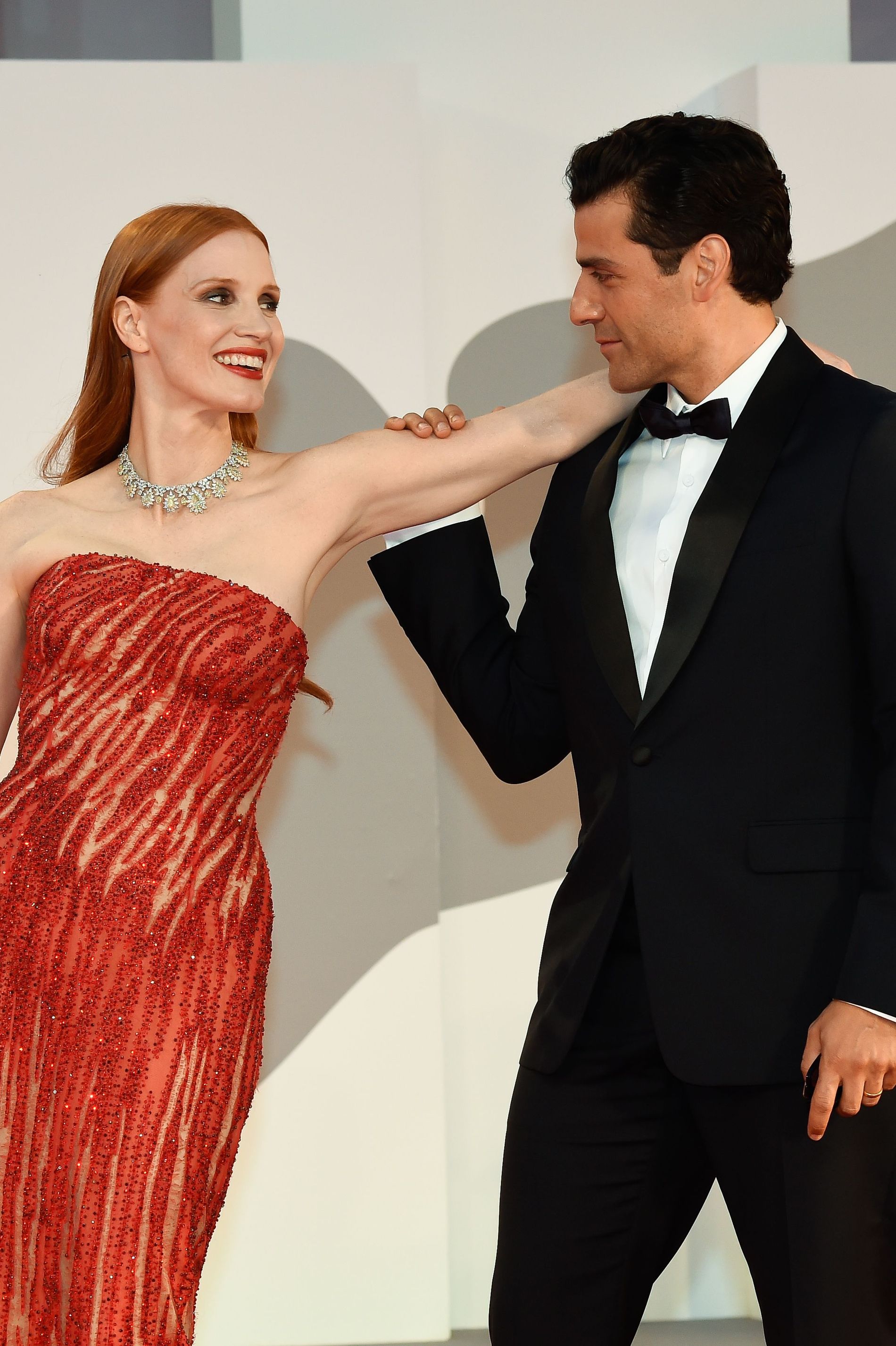 Jessica Chastain Oscar Isaac Venice Film Festival