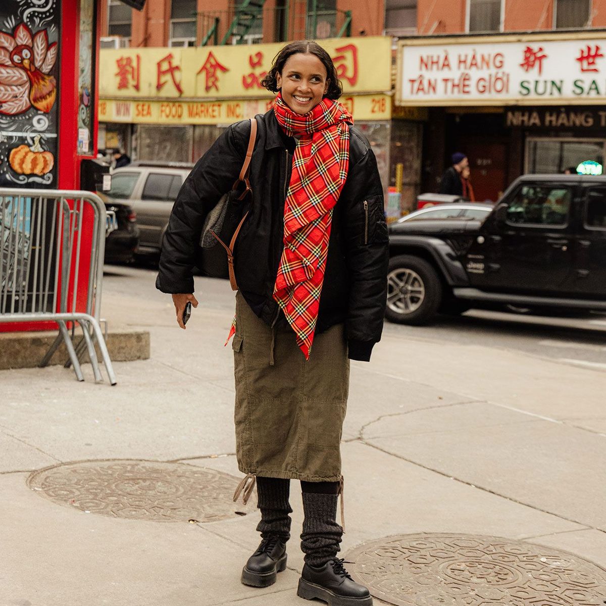 Malaika Holmen during NYFW25
