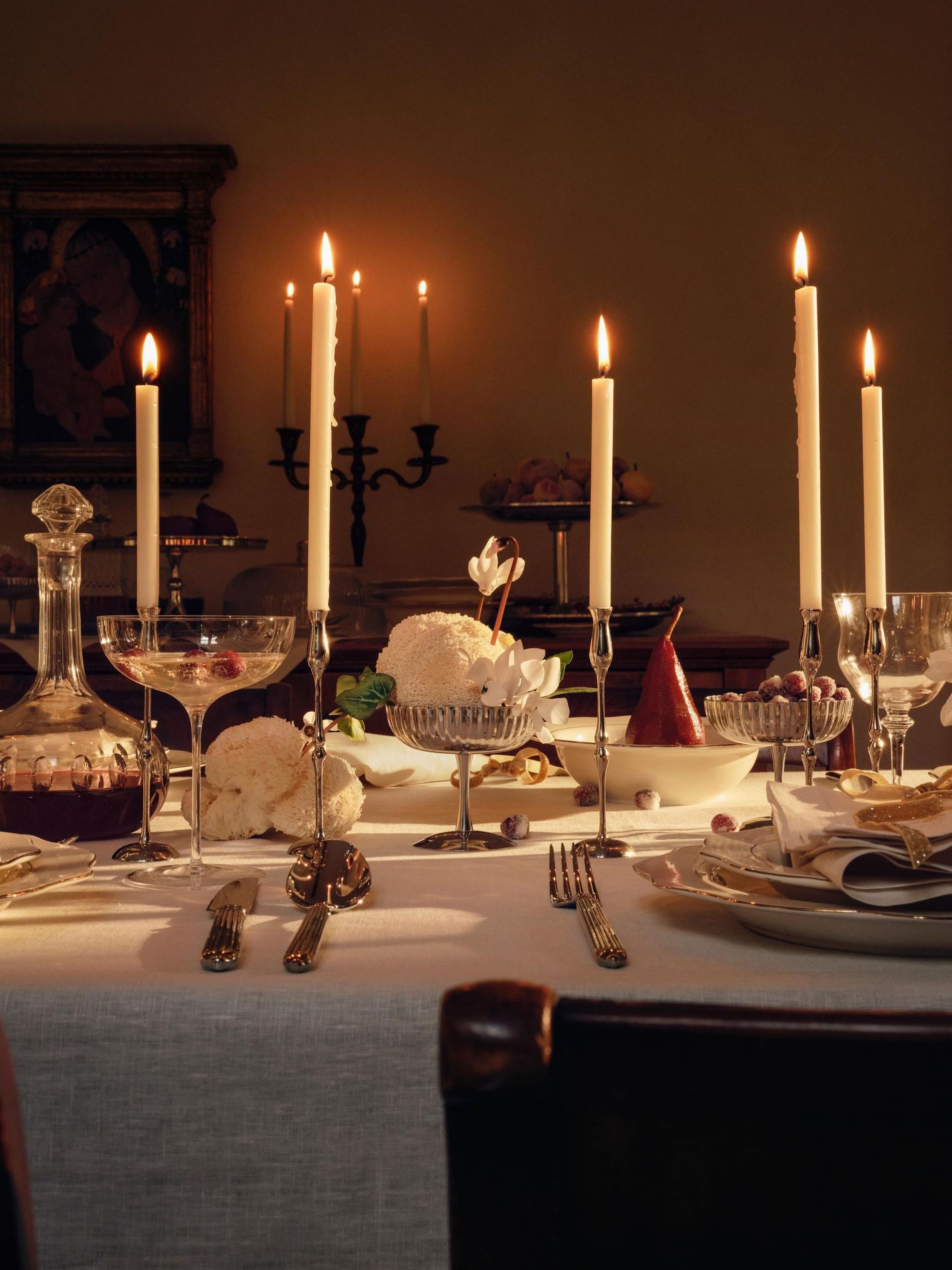 New Year's tablescape