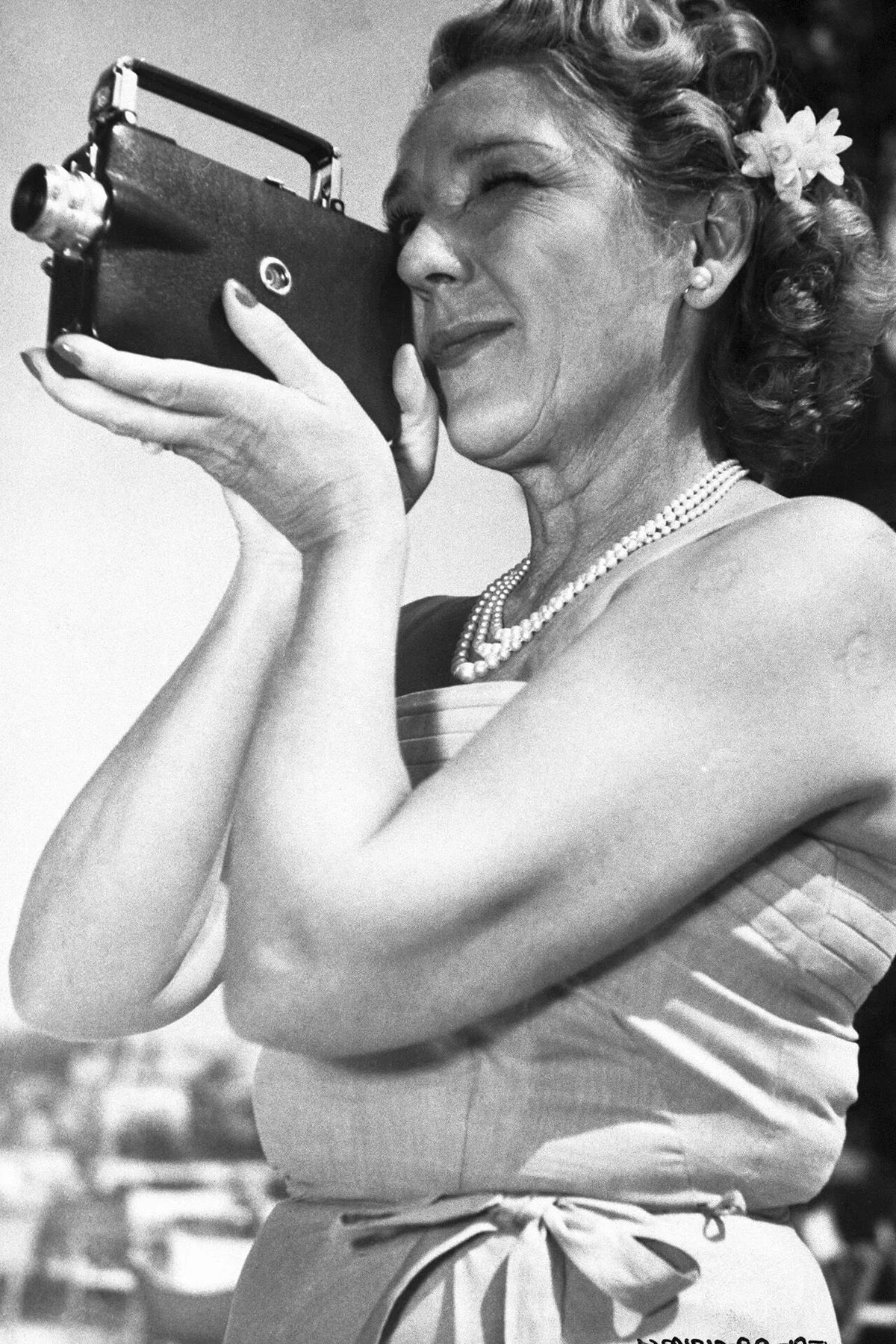 Mary Pickford in 1948 at Venice Film Festival
