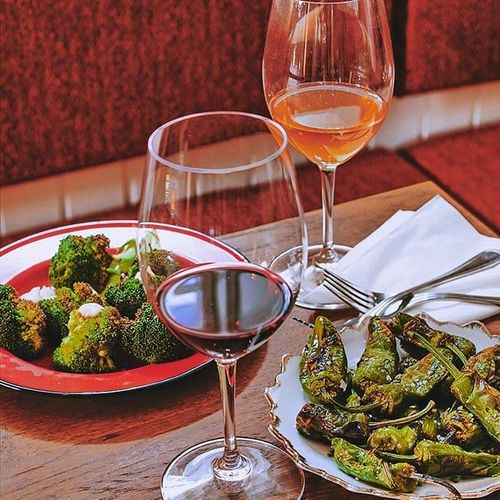 wine padron peppers