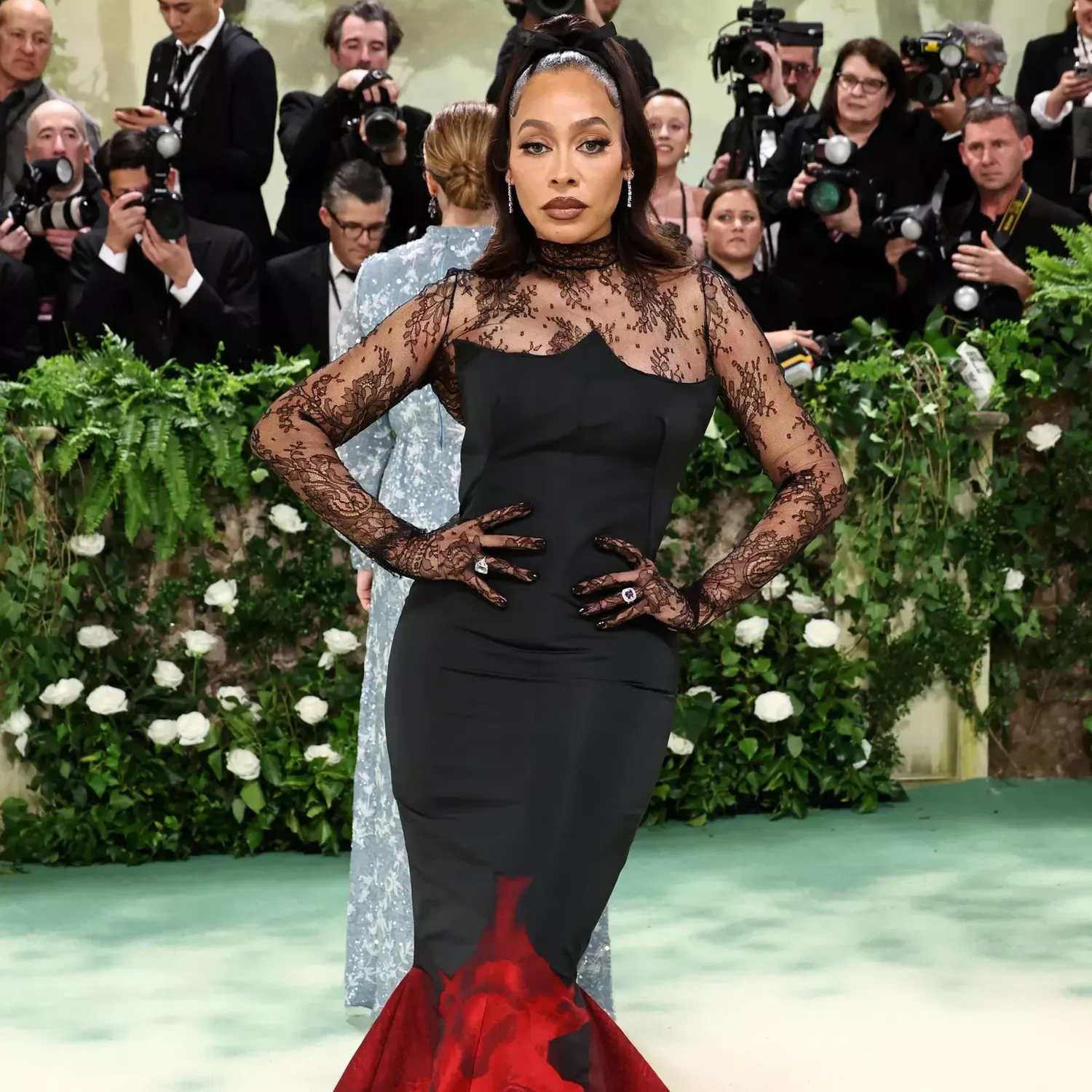La La Anthony in Alexander McQueen