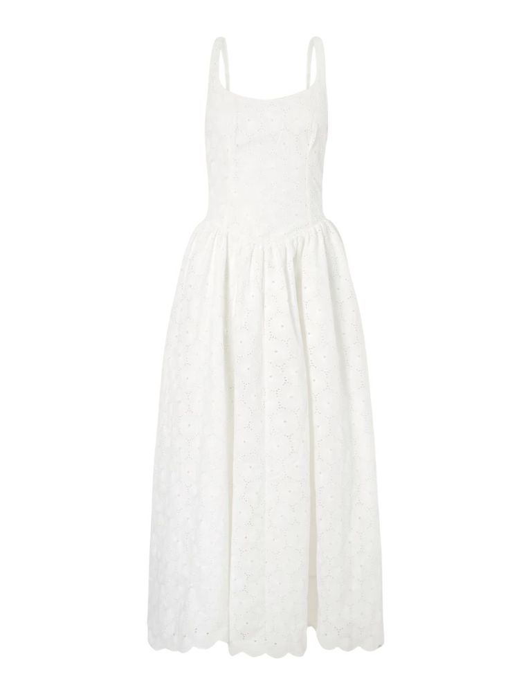The best white embroidered summer dress - Faithfull - On a white background