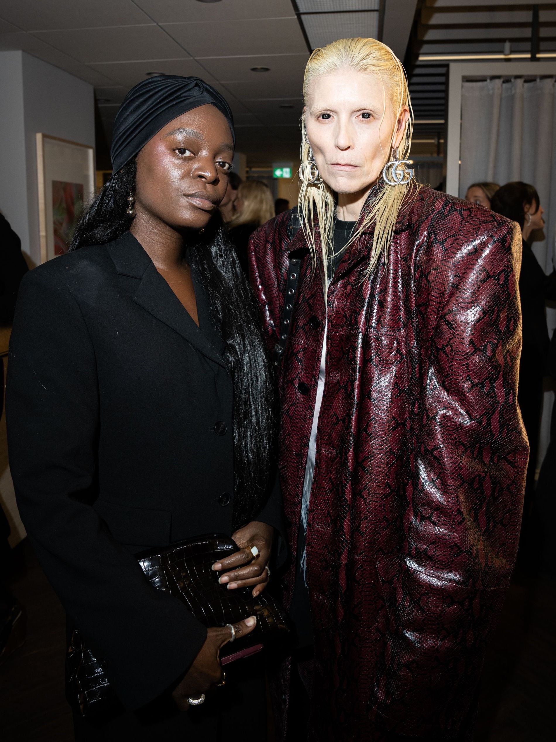 Guests pictured at the celebration of the renewed Björn Axén Stockholm flaship salon
