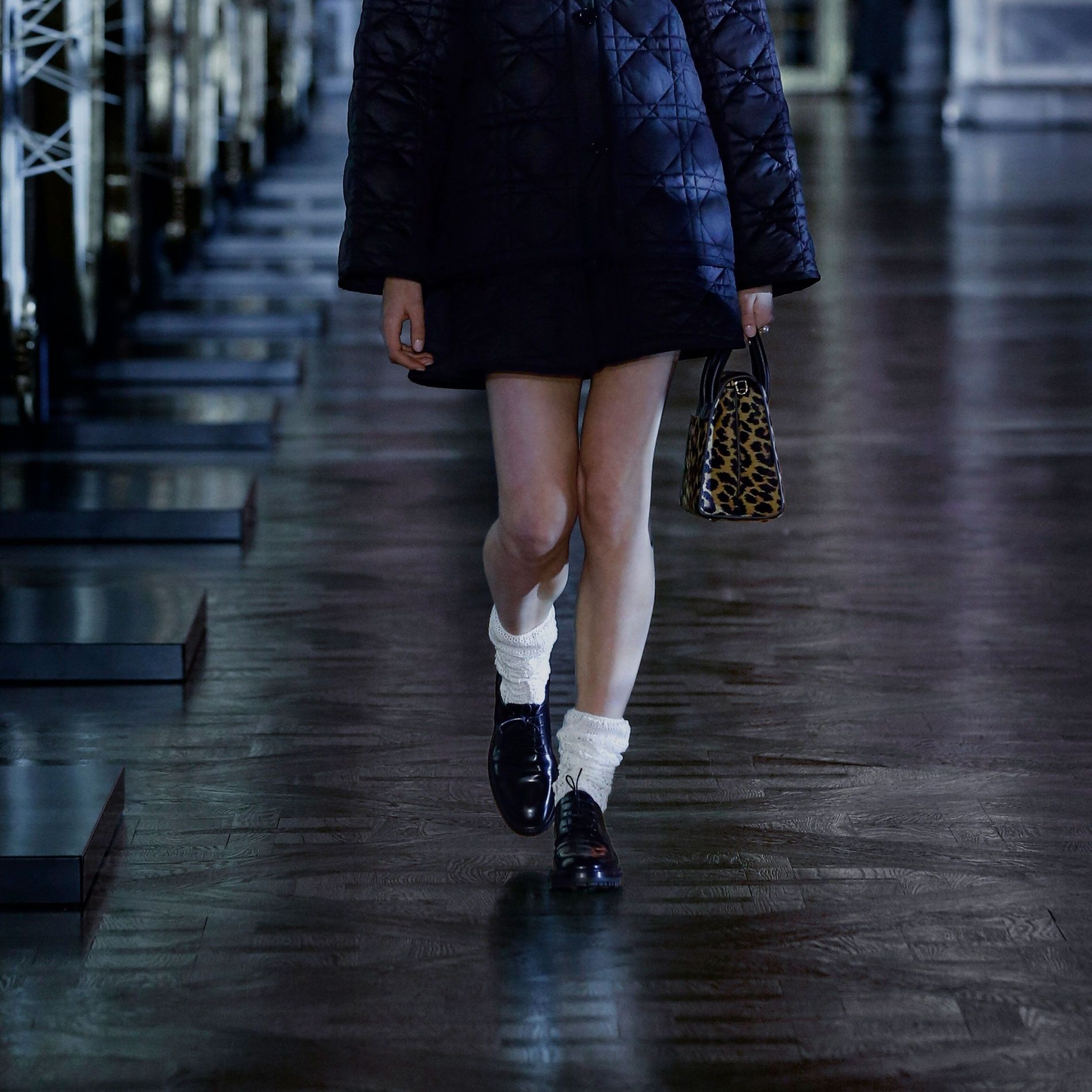 Dior Autumn 2021 with bunched up white socks