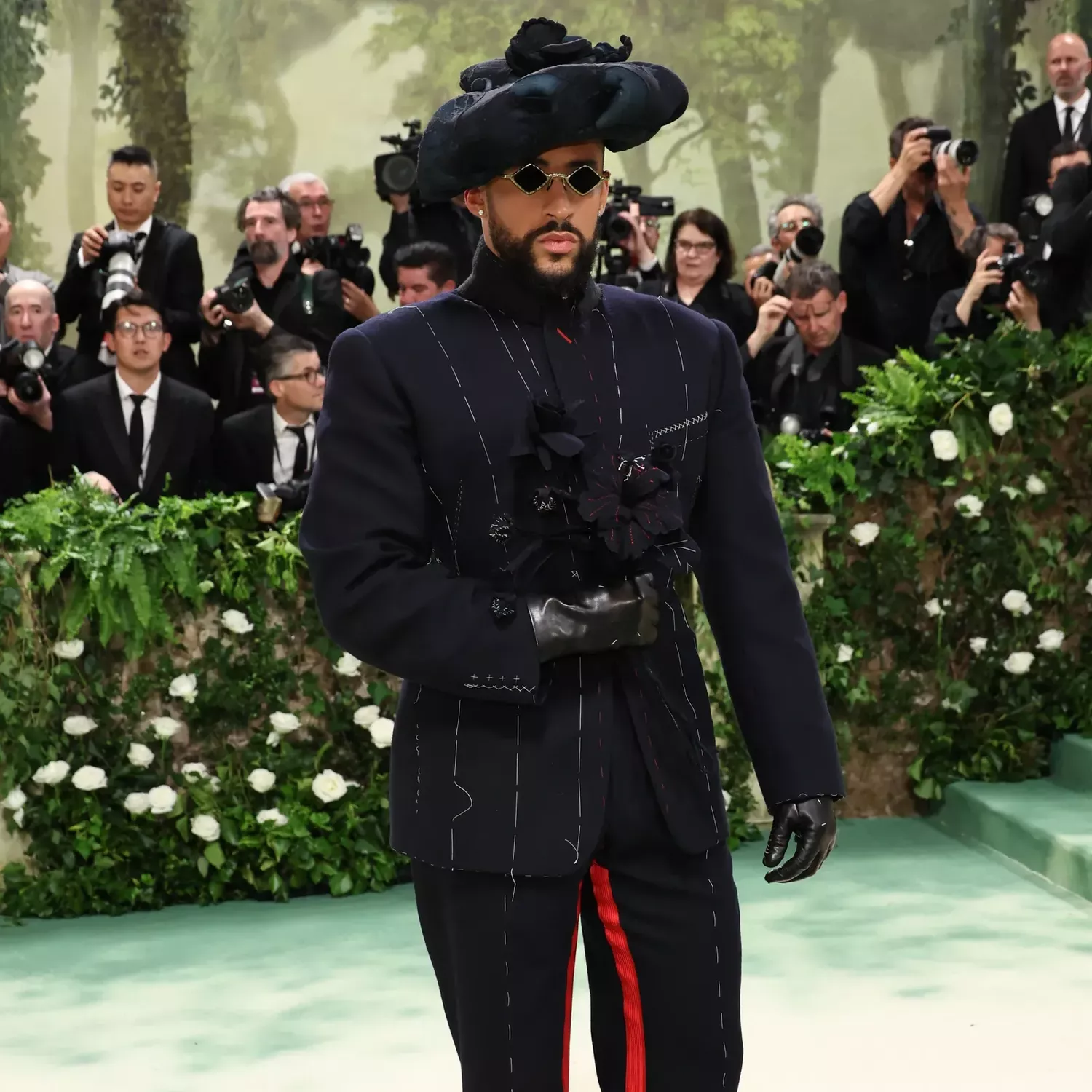 Bad Bunny in Maison Margiela