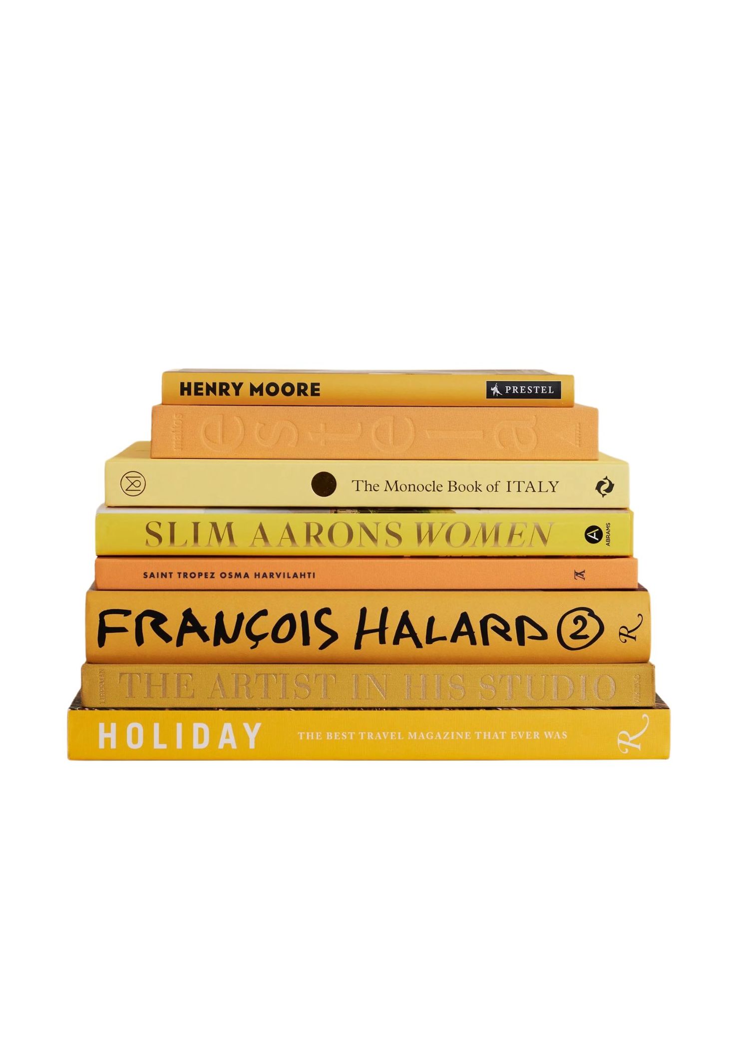 Yellow stack of books