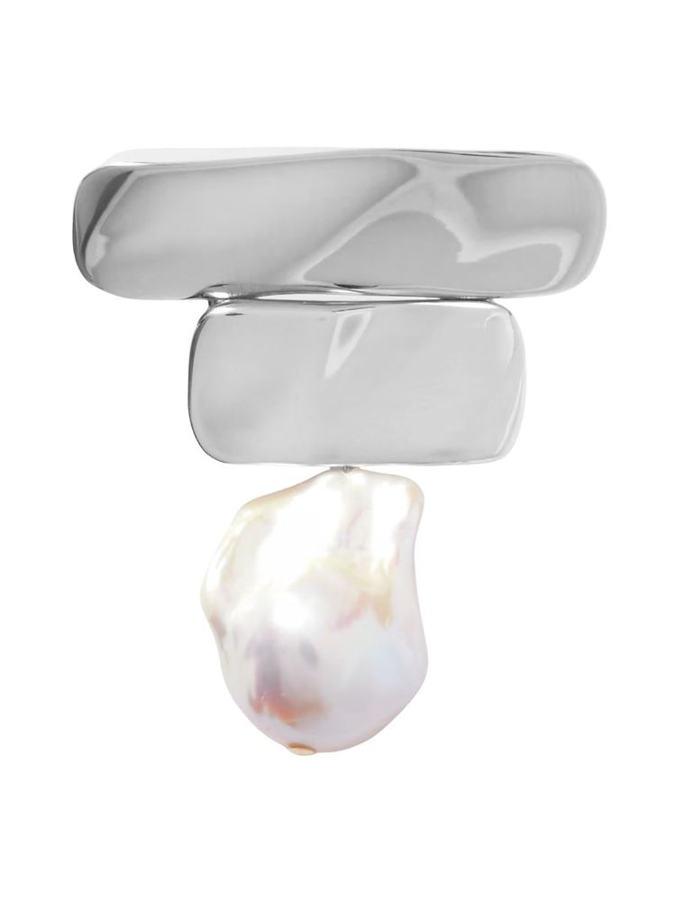 The best scarf ring / silver pearl brooch by Agmes 2026 on a white background