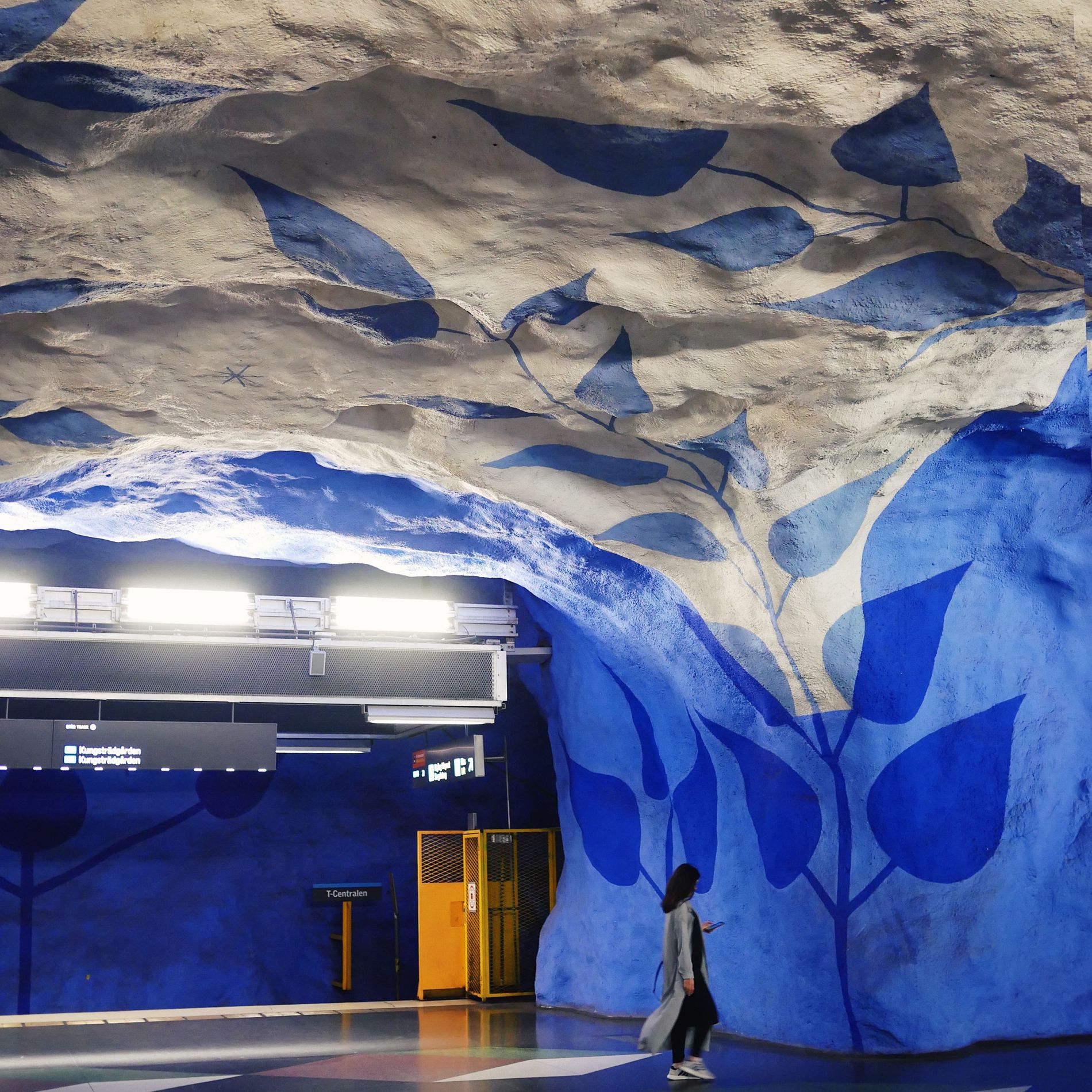 stockholm subway station metro sweden instagram
