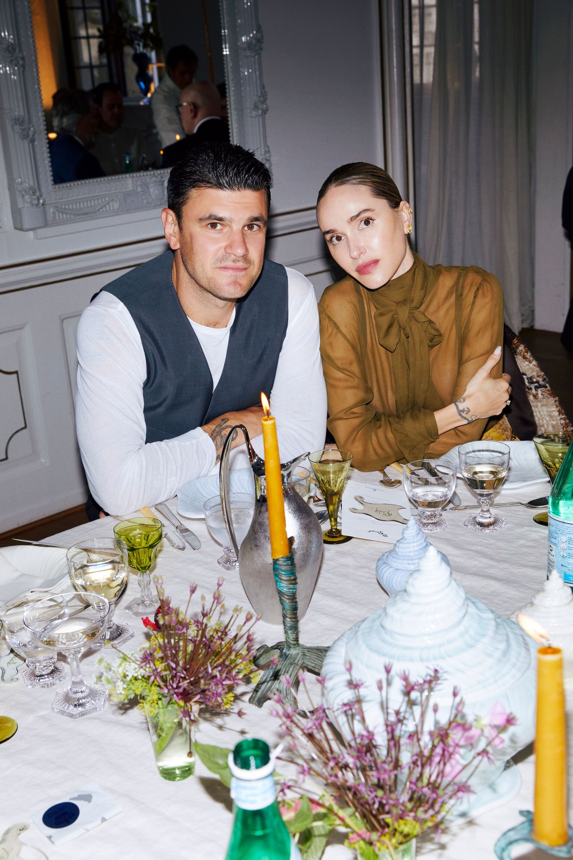 Pernille Teisbaek at the Royal Copenhagen X Griegst dinner during 3daysofdesign