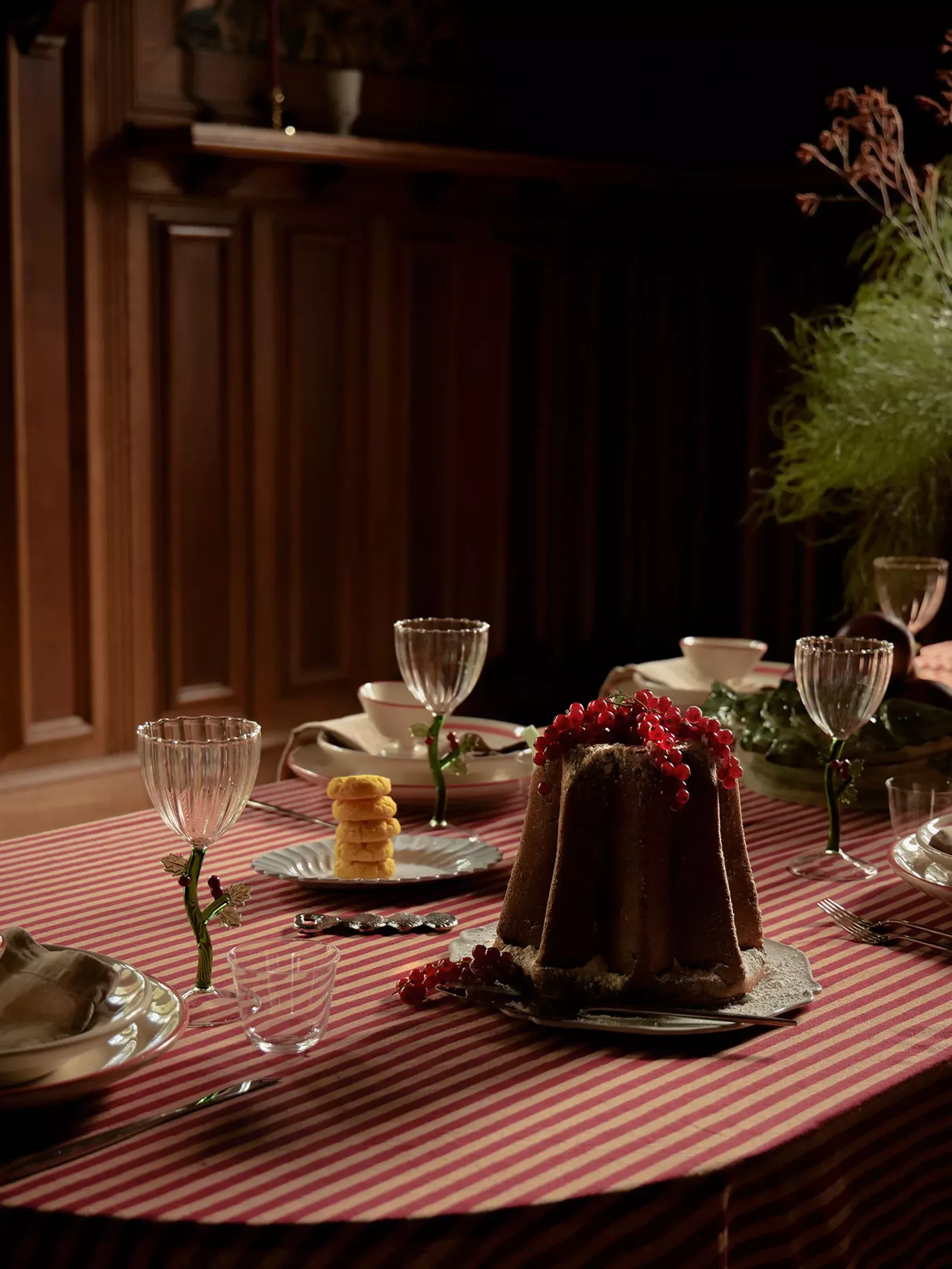 Christmas tablescape