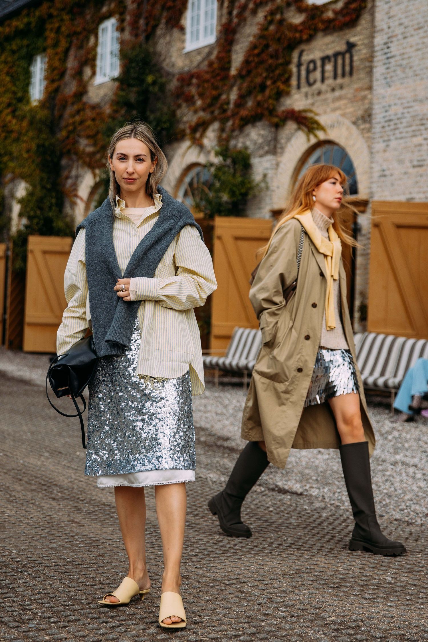 stina スティナ　pull-on skirt / light gray stina / pull-on skirt / light gray
