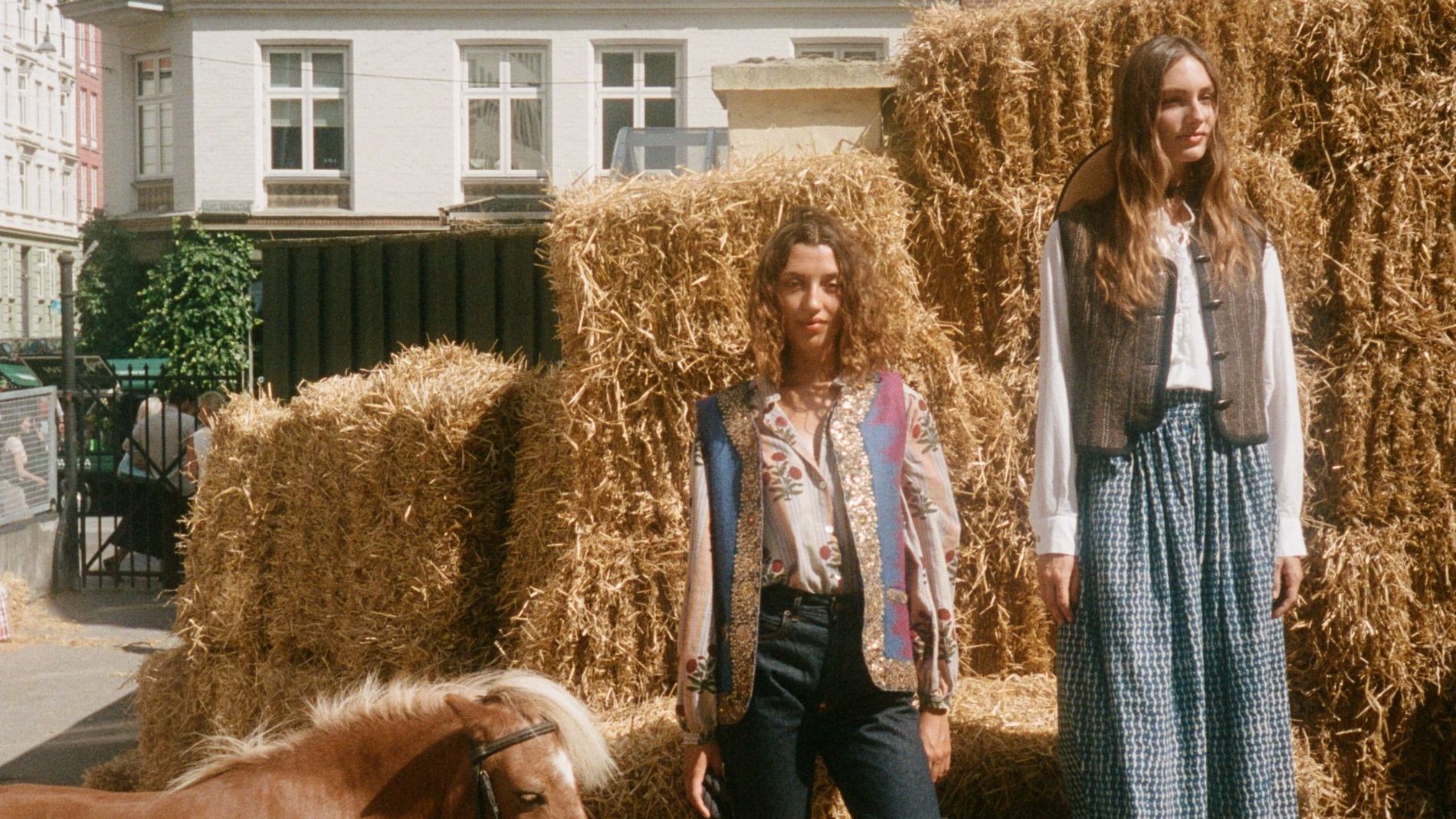 Models pictured at La Bagatelle SS27 show