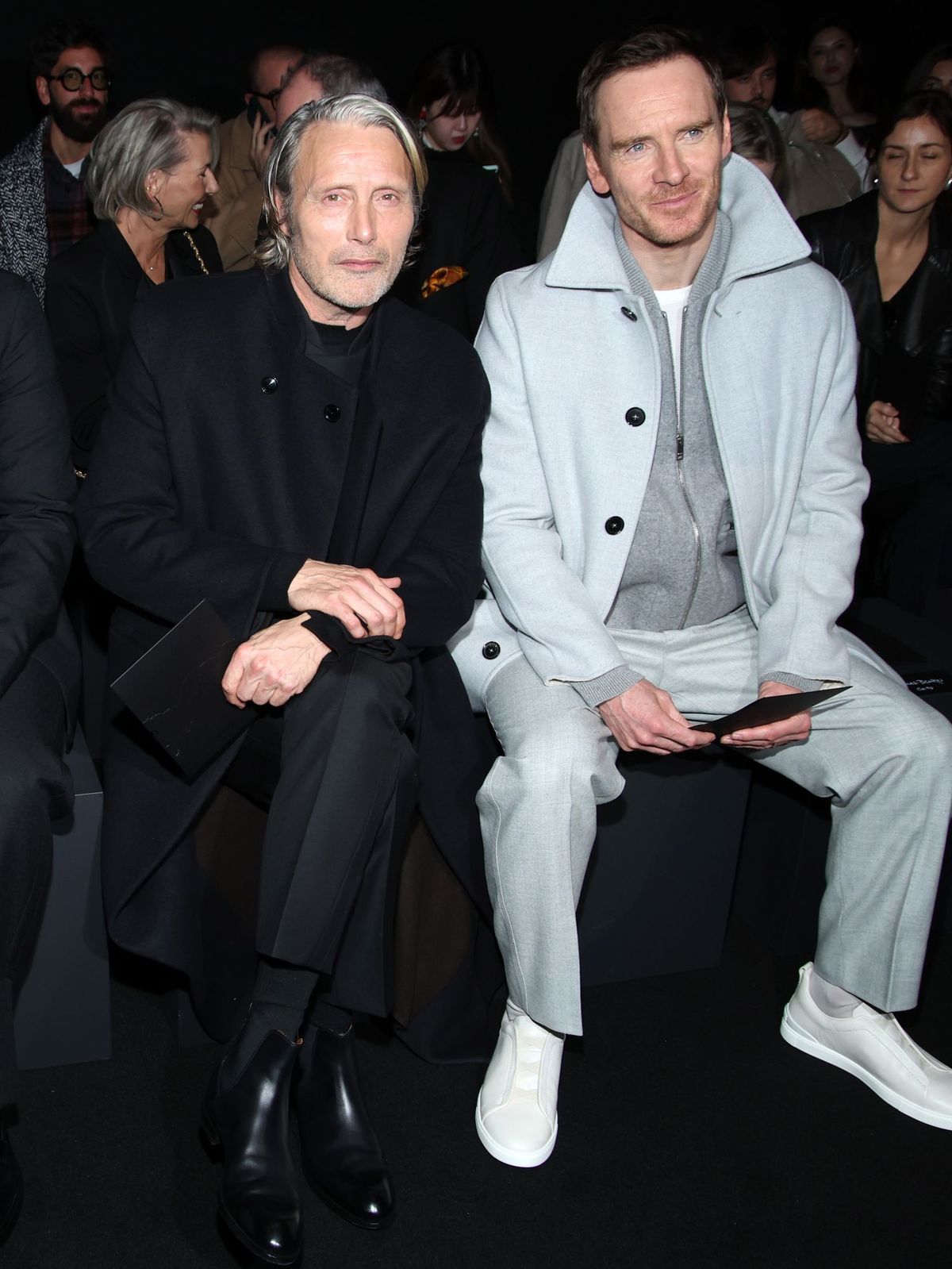 The latest front row look from Mads Mikkelsen to fawn over - Vogue ...