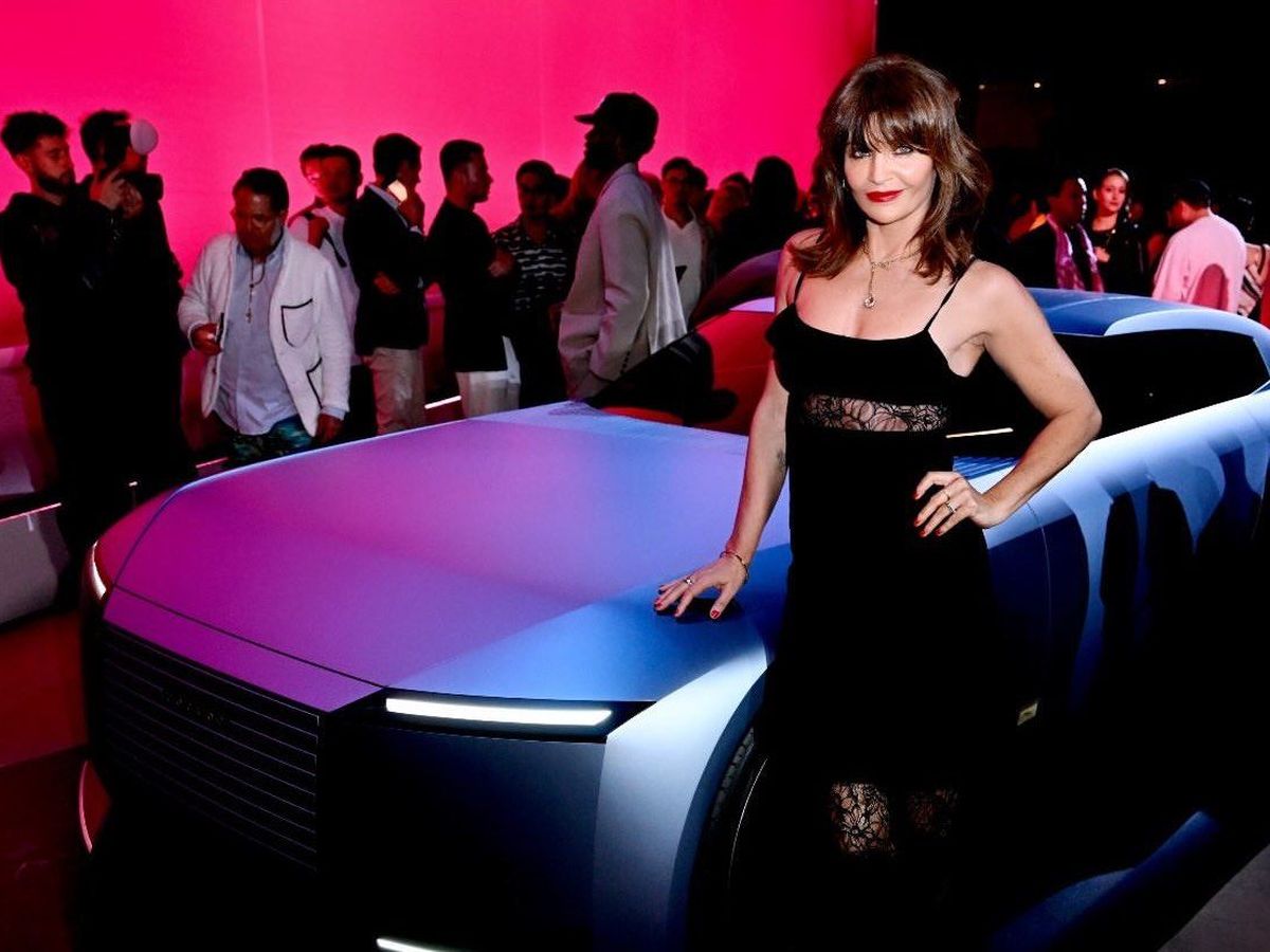 Danish supermodel Helena Christensen attends Jaguar's star