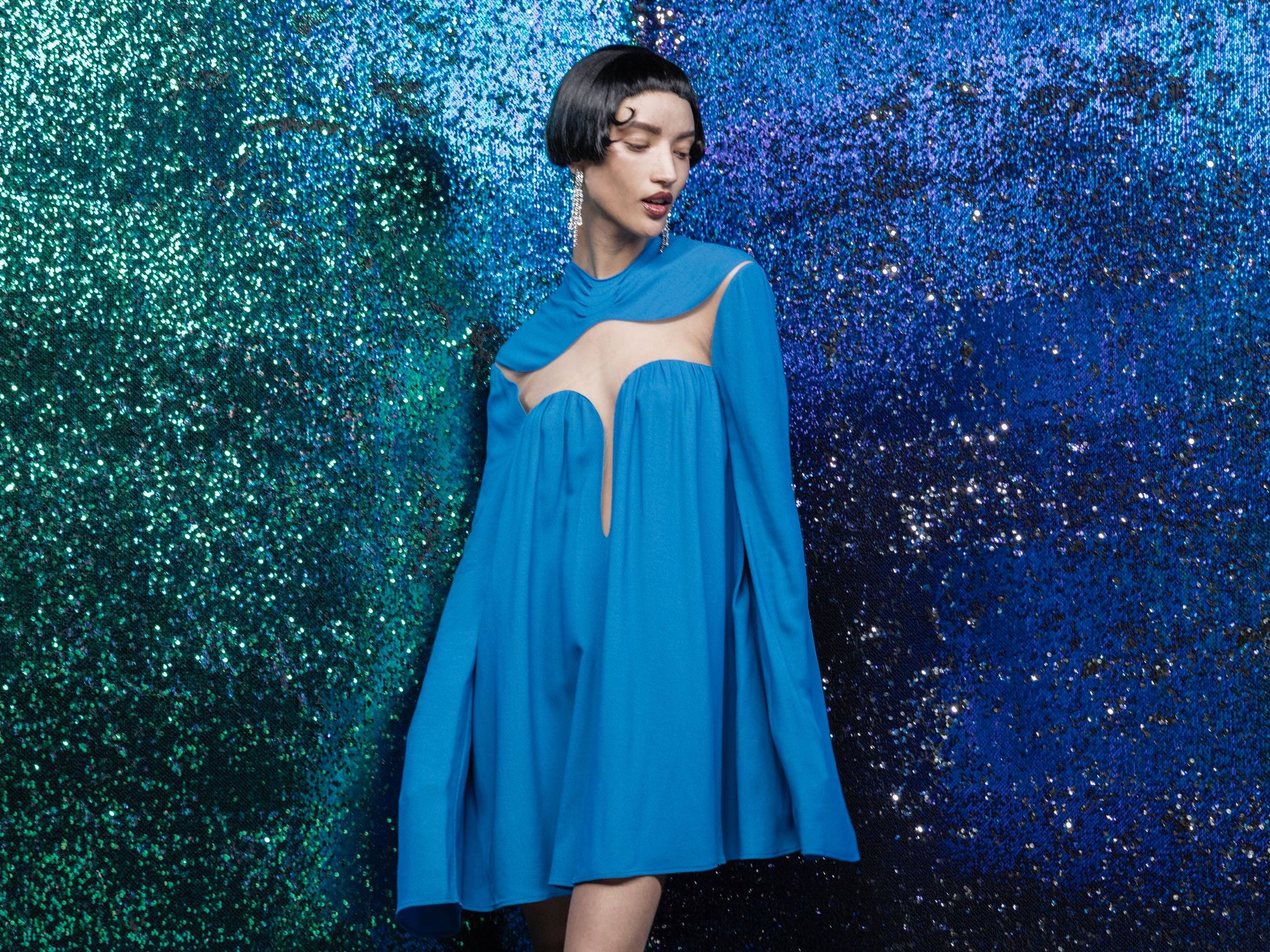 Blue Stella McCartney dress