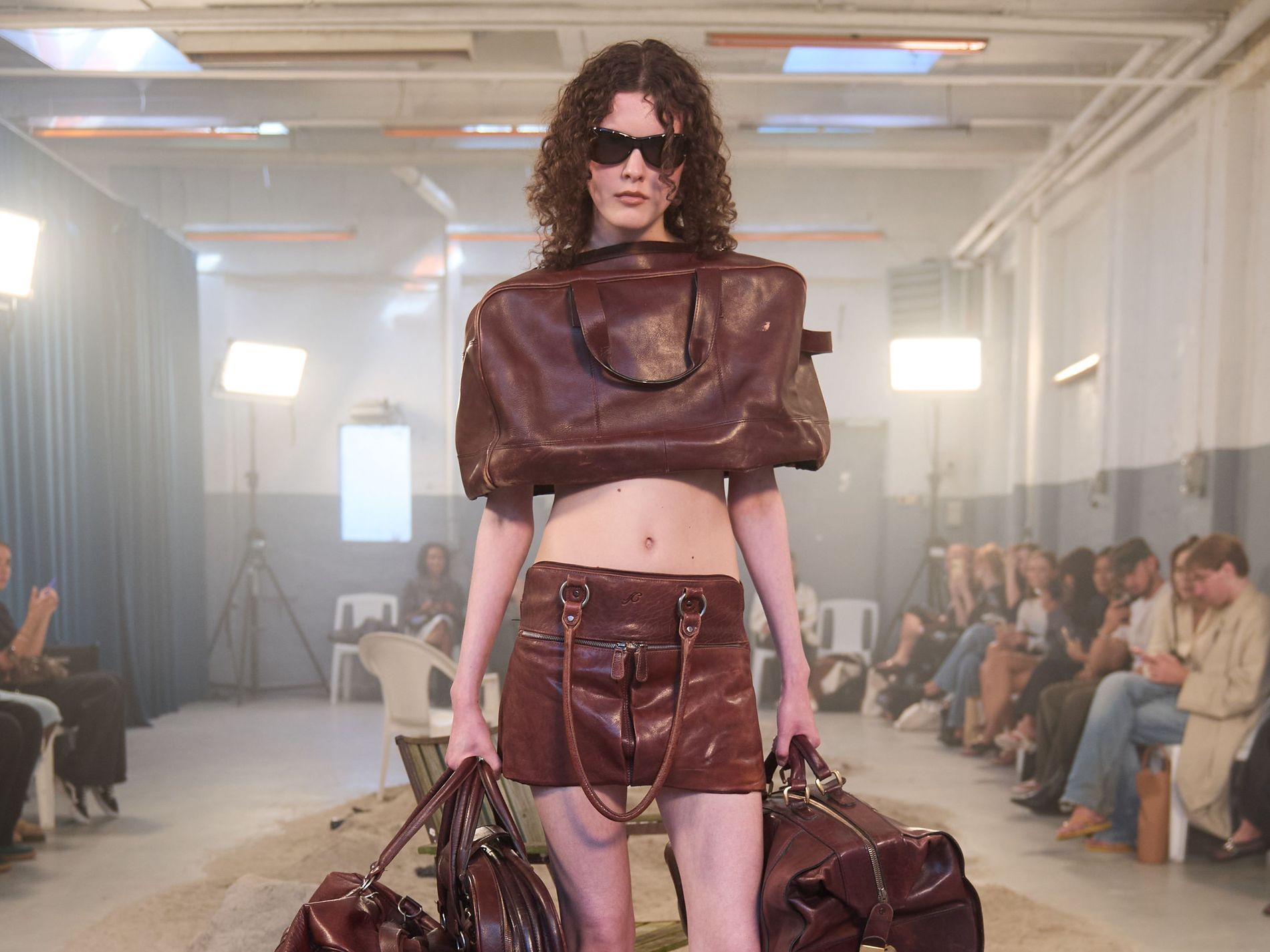 Model walks the Sson SS27 show