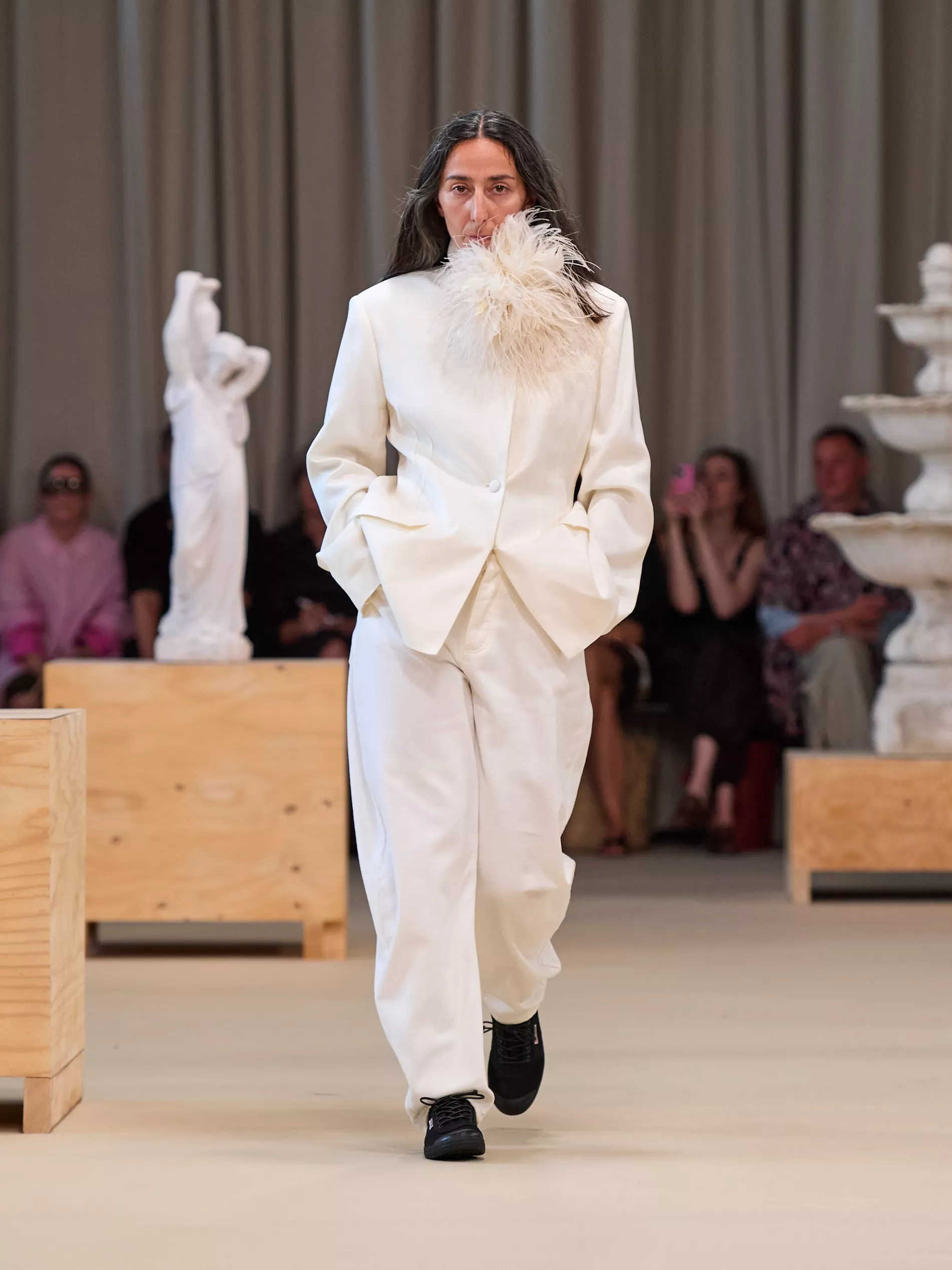Model walks Herskind runway show at CPHFW SS27