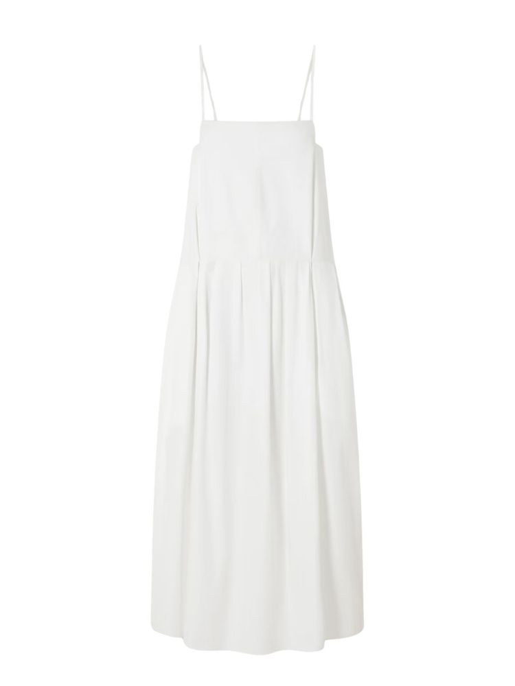 The best white midi dress - Khaite - On a white background