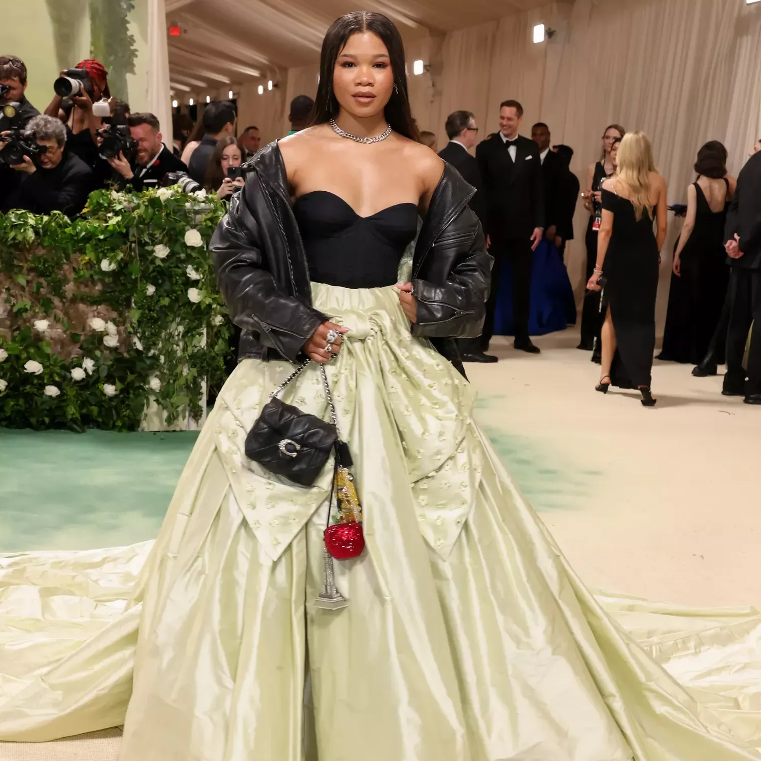 Storm Reid in Coach and Pomellato