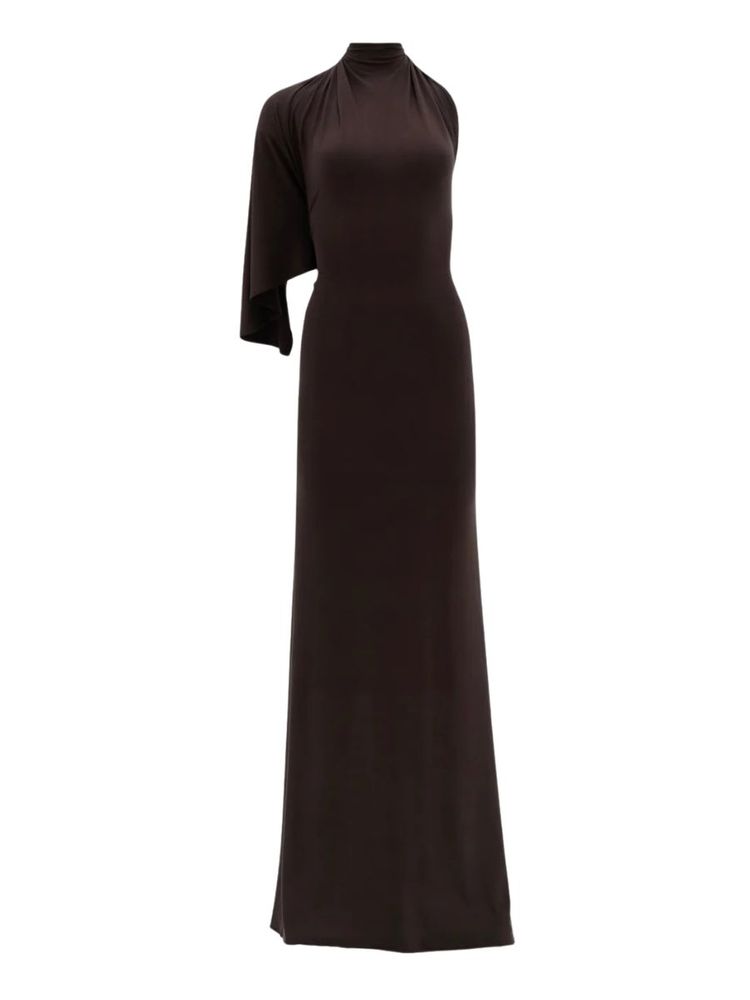 The best draped maxi dress - Diana Milkanova - On a white background