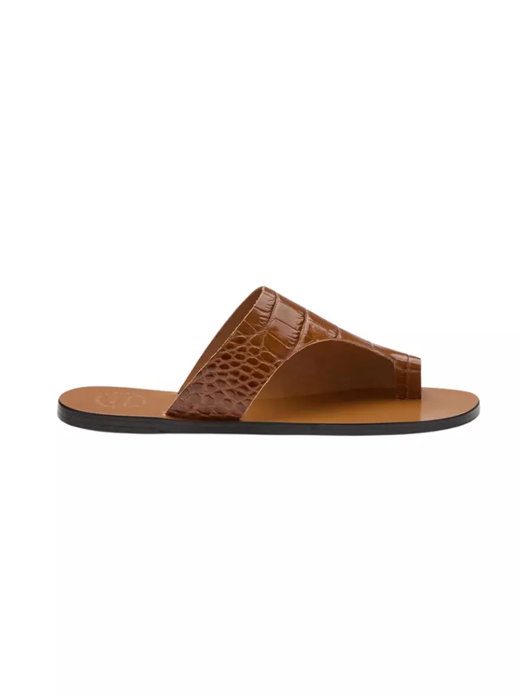 The best comfortable leather sandals - ATP - On a white background