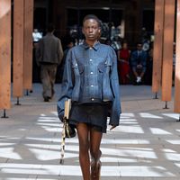 Sacai teases upcoming collaboration with Levi's at SS25 Paris