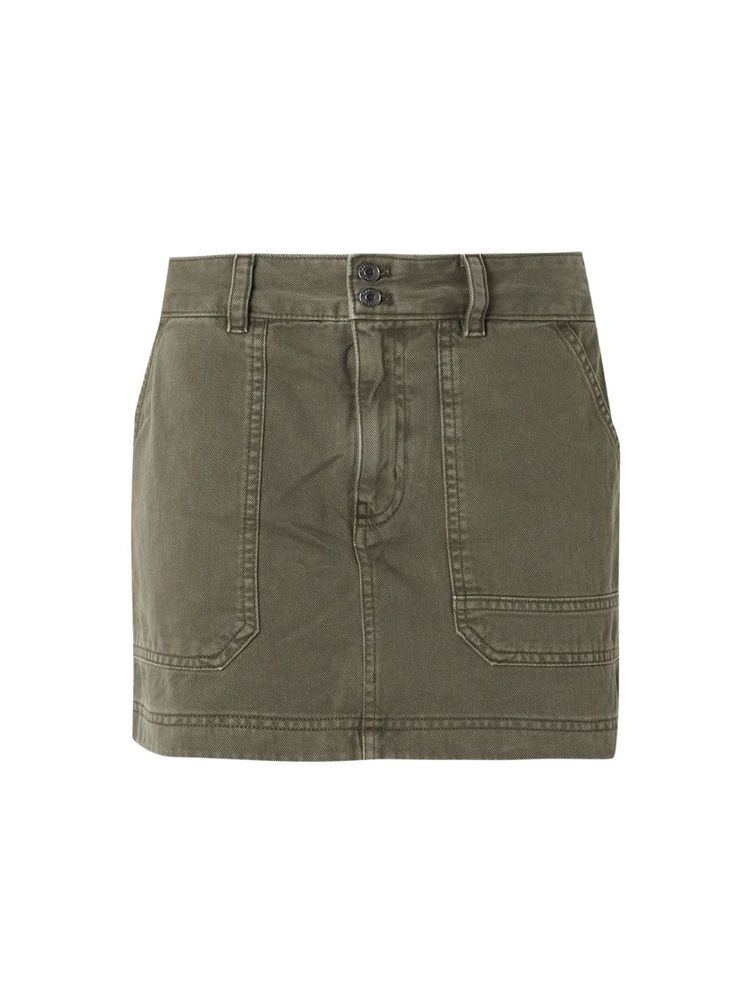 The best green utility mini skirt - Gap - On a white background