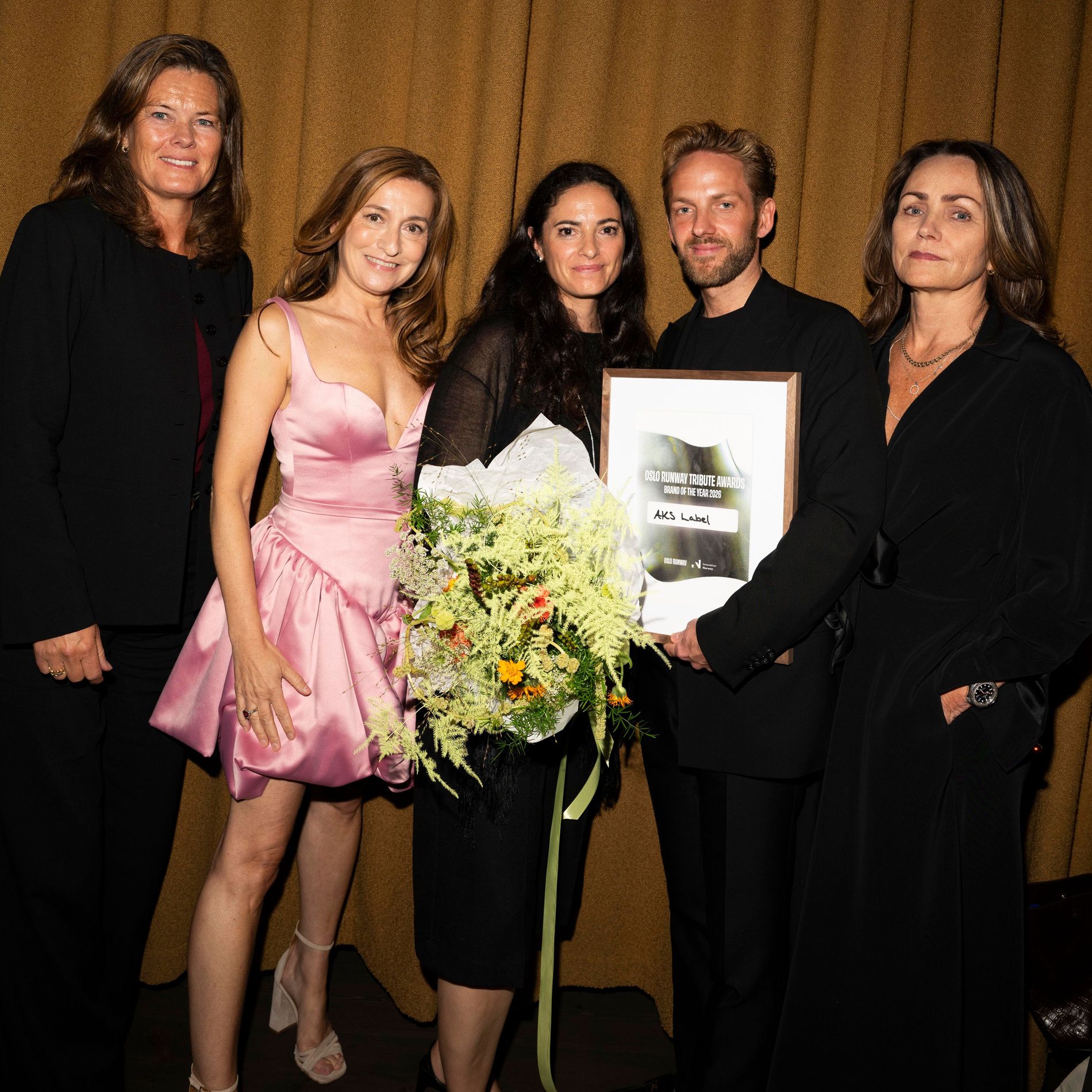 2026 Oslo Runway Tribute Awards winners with jury members