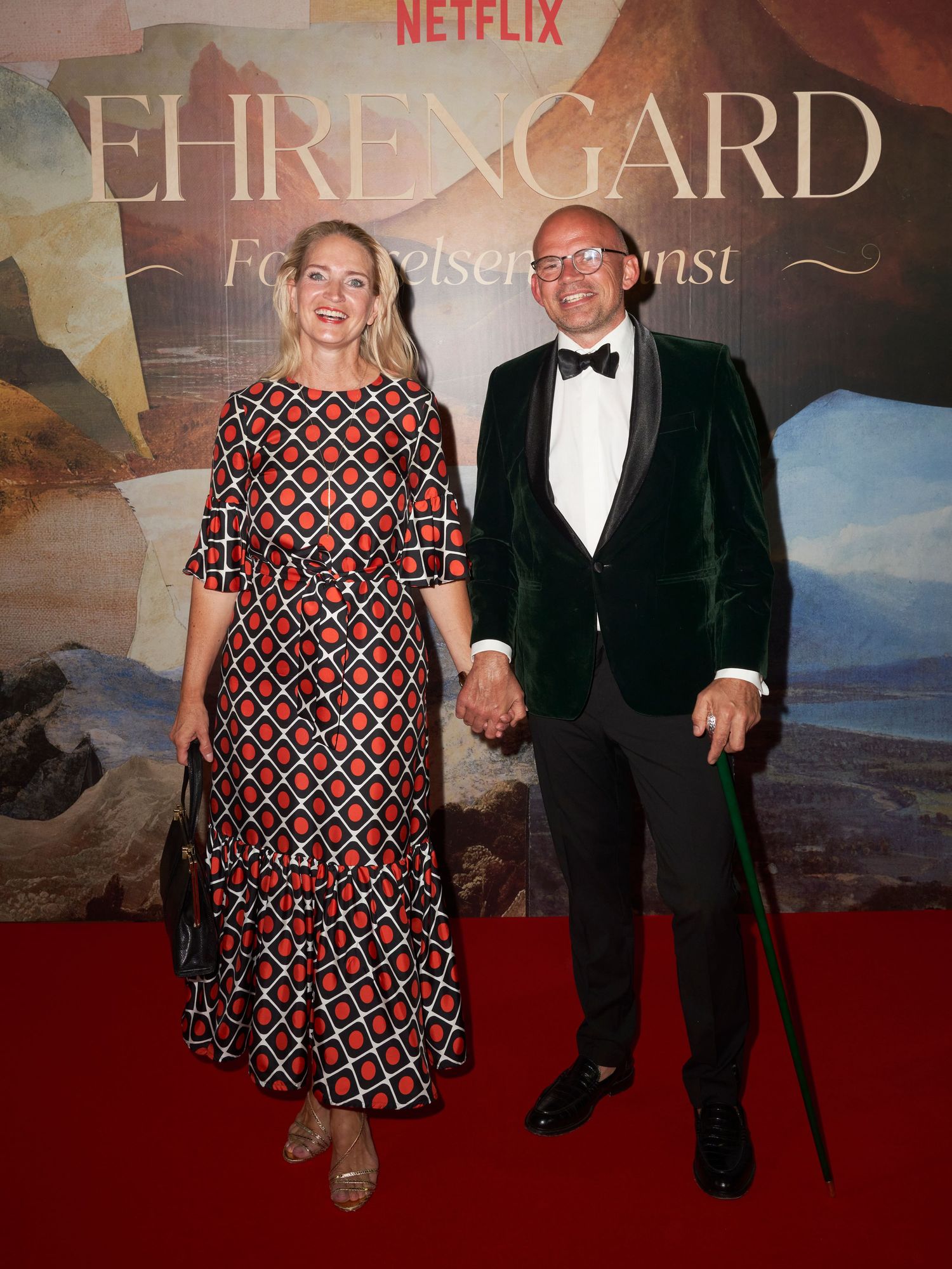 The Queen of Denmark comes out to celebrate her new Netflix film ...