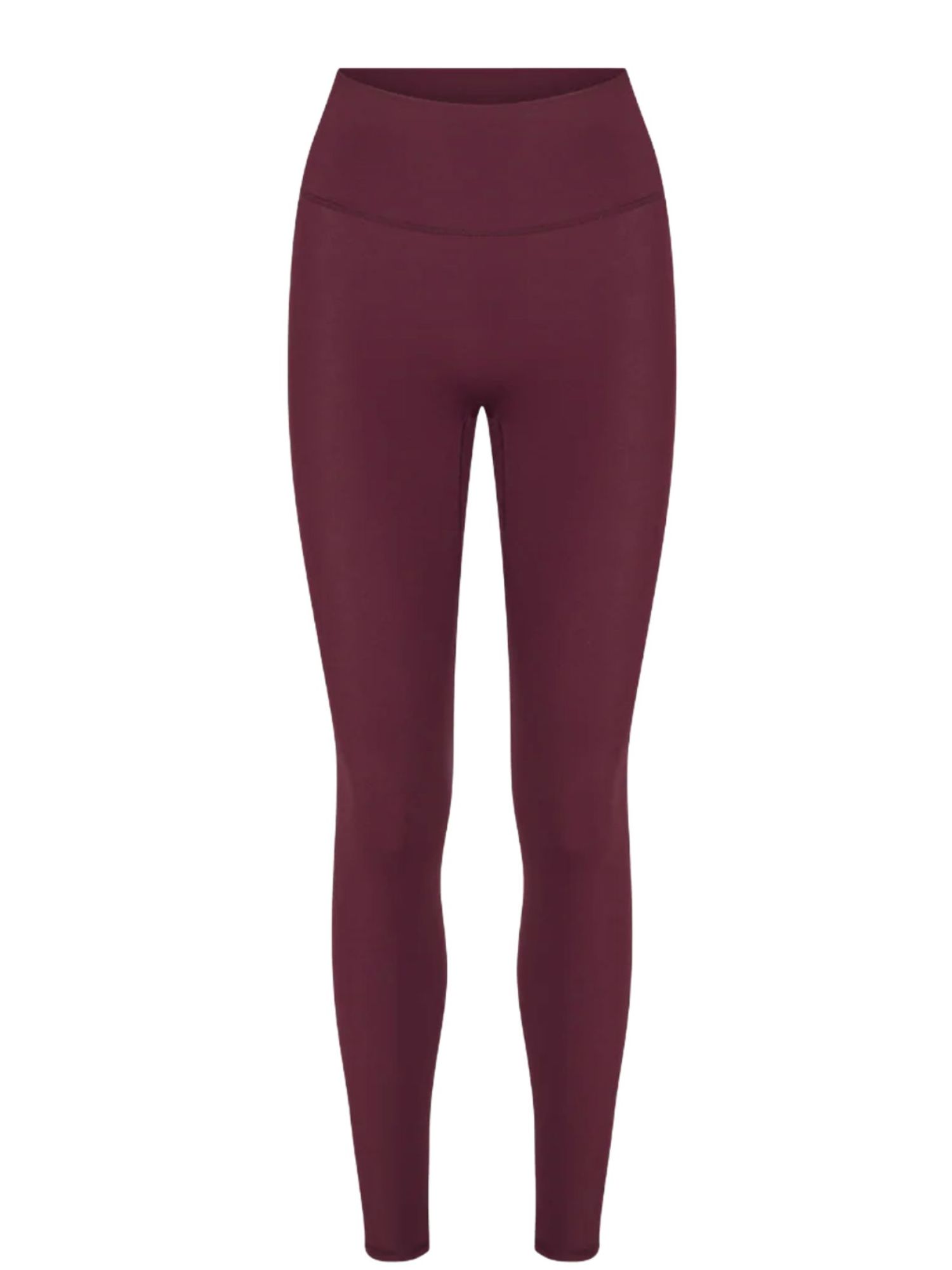 Burgundy yoga leggings