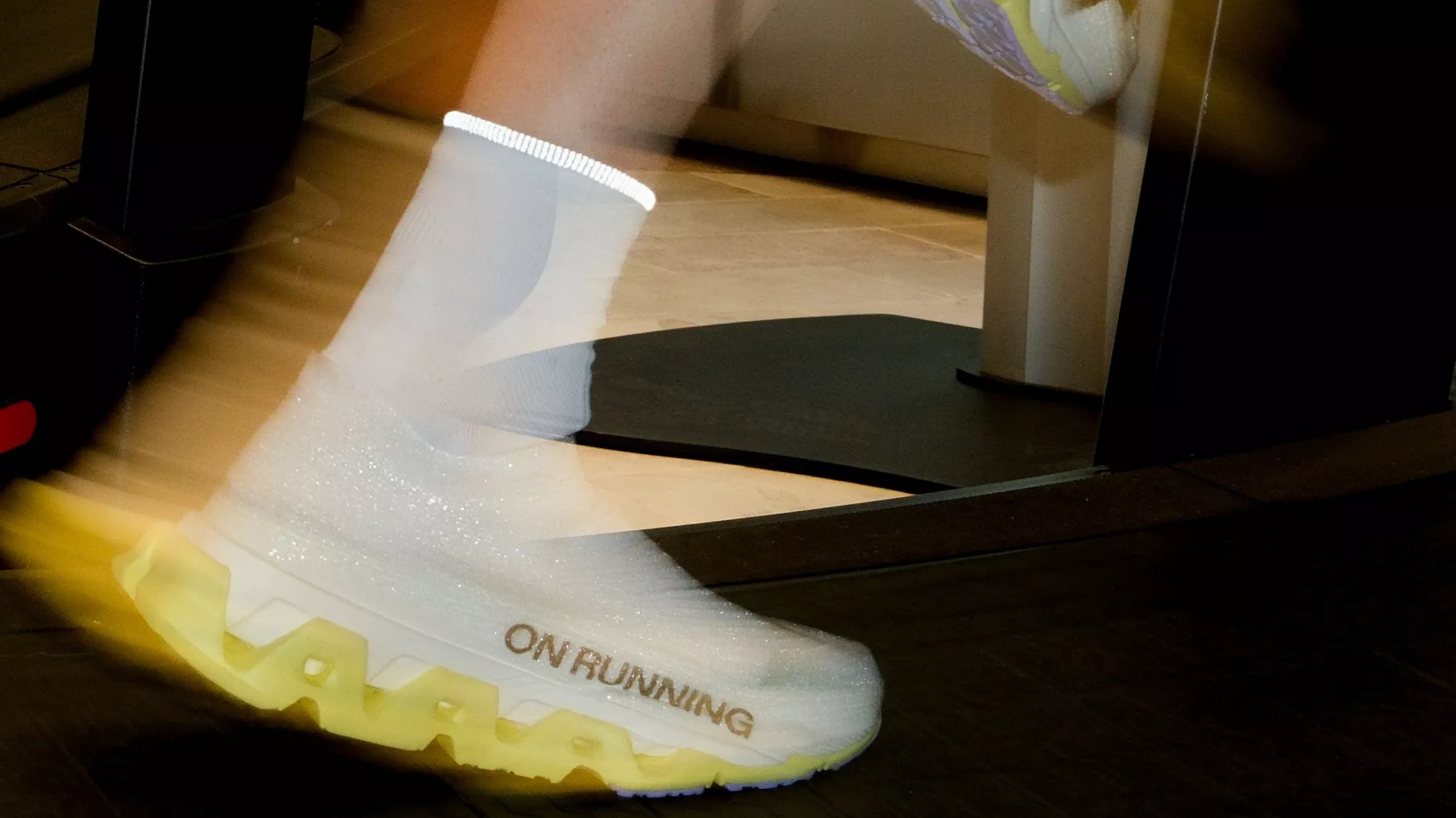 On's new LightSpray trainers in action