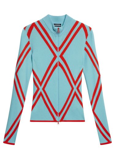 Argyle Check Knitted Sweater