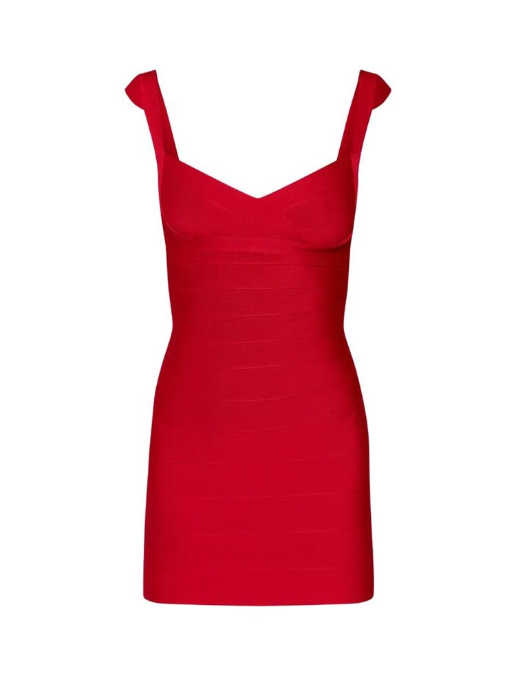 The best red bodycon mini dress - PrettyLittleLies - On a white background