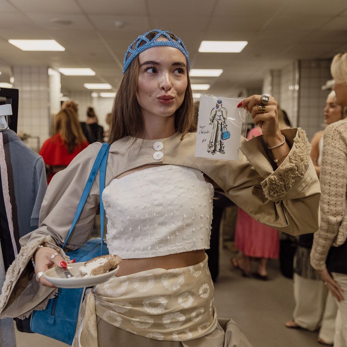 Attendee at Vogue Scandinavia X Copenhagen Studio breakfast