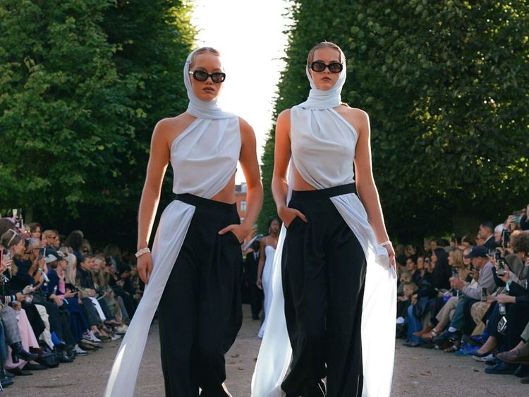 Models walk Soeren Le Schmidt - September 2026 show