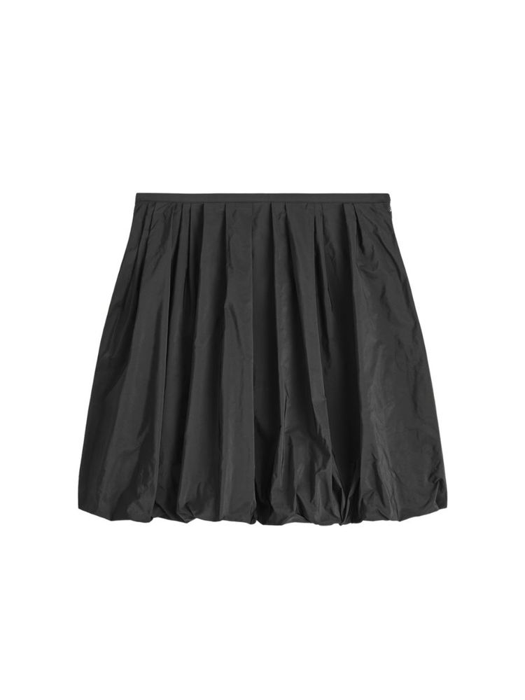 The best black balloon mini skirt - Cos - On a white background
